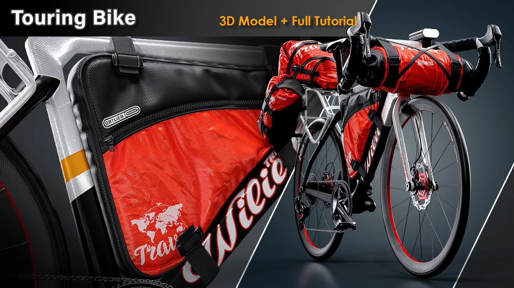 Touring Bike / Full Tutorial + 3D Model