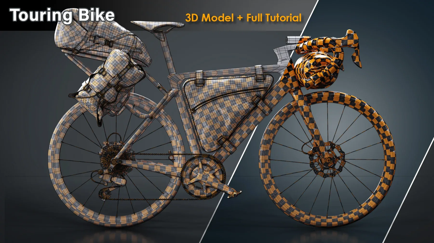 Touring Bike / Full Tutorial + 3D Model