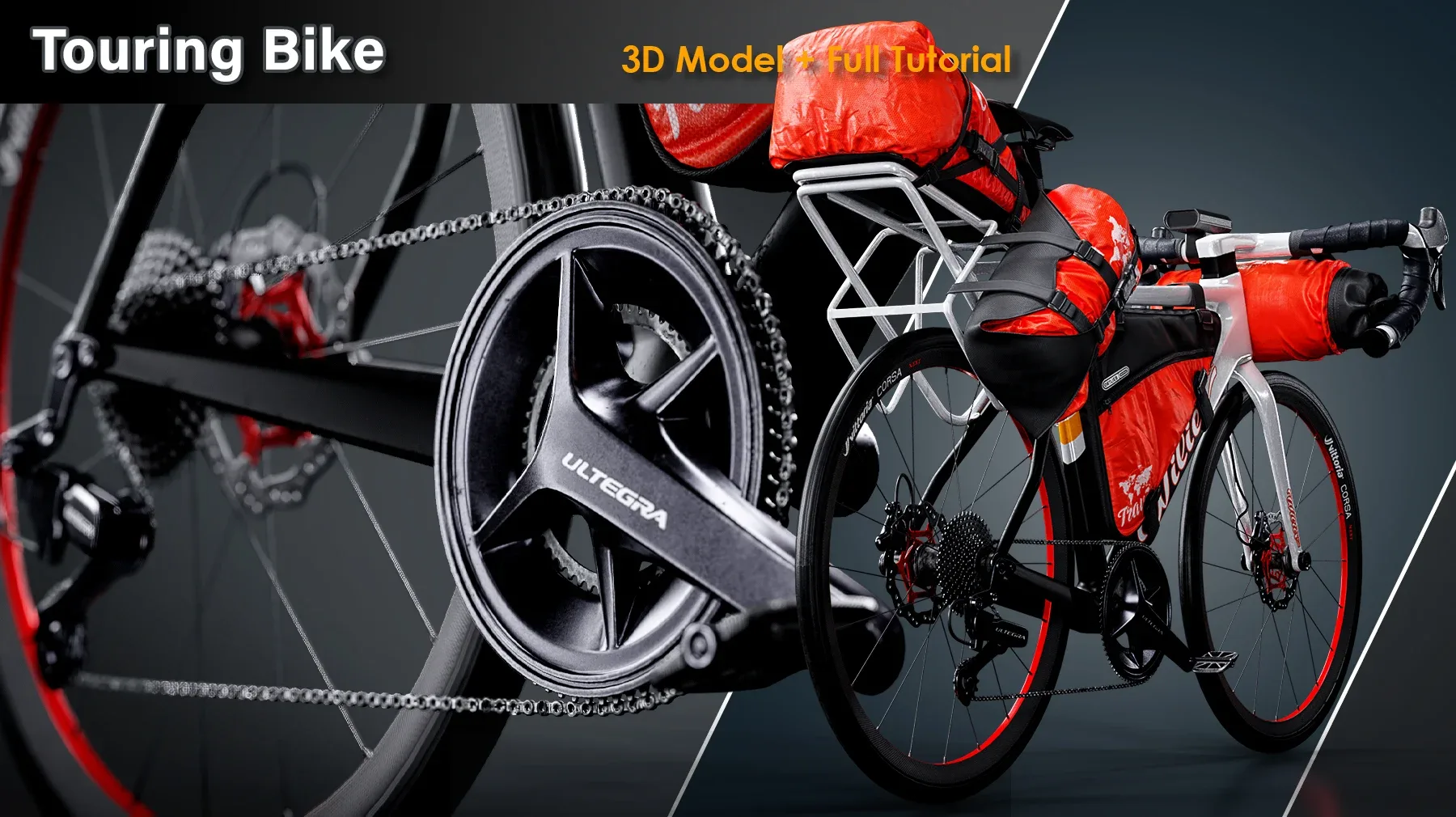 Touring Bike / Full Tutorial + 3D Model