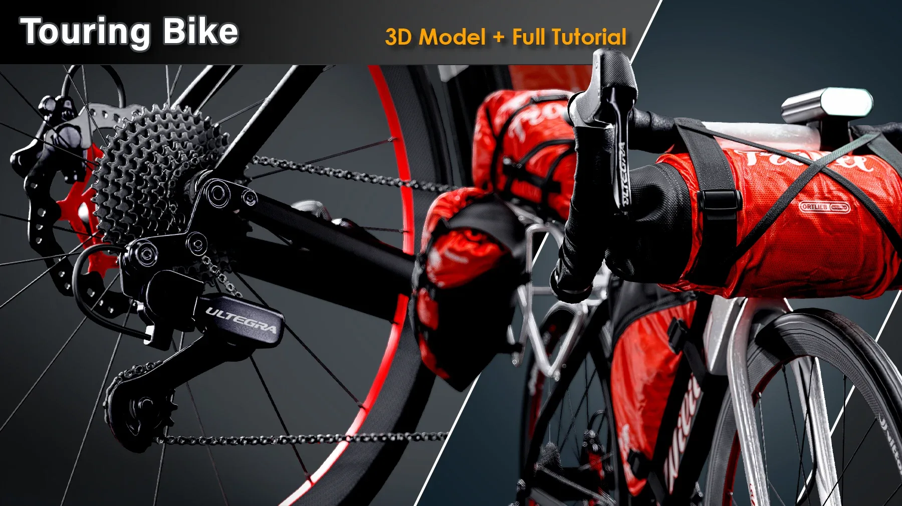 Touring Bike / Full Tutorial + 3D Model