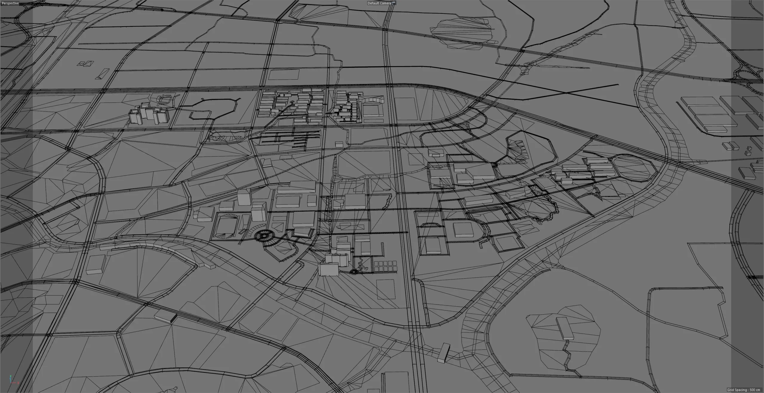 Huzhou city Zhejiang China 3d model 50km