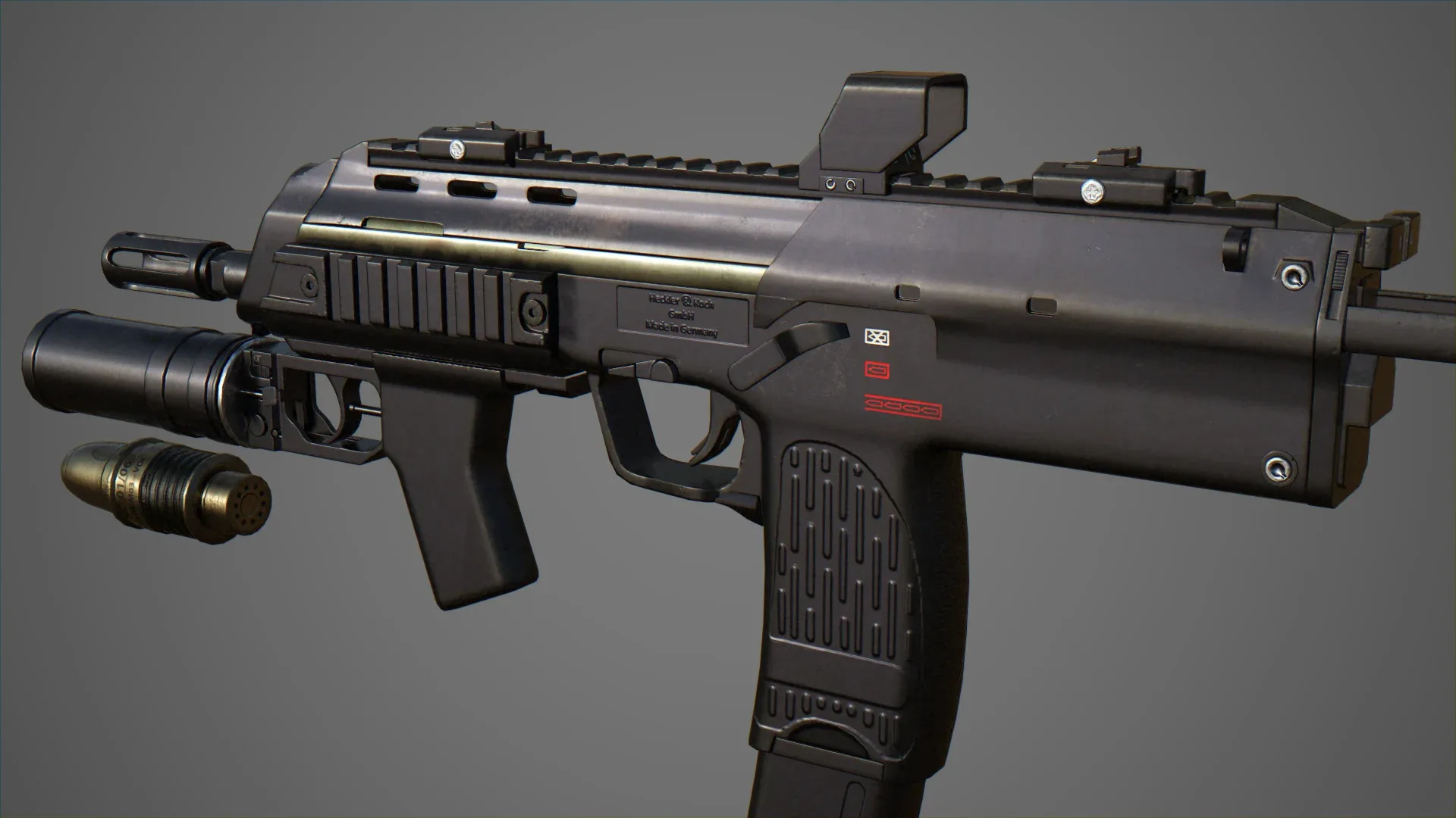 Heckler and Koch MP7A2 with GP-25 Launcher