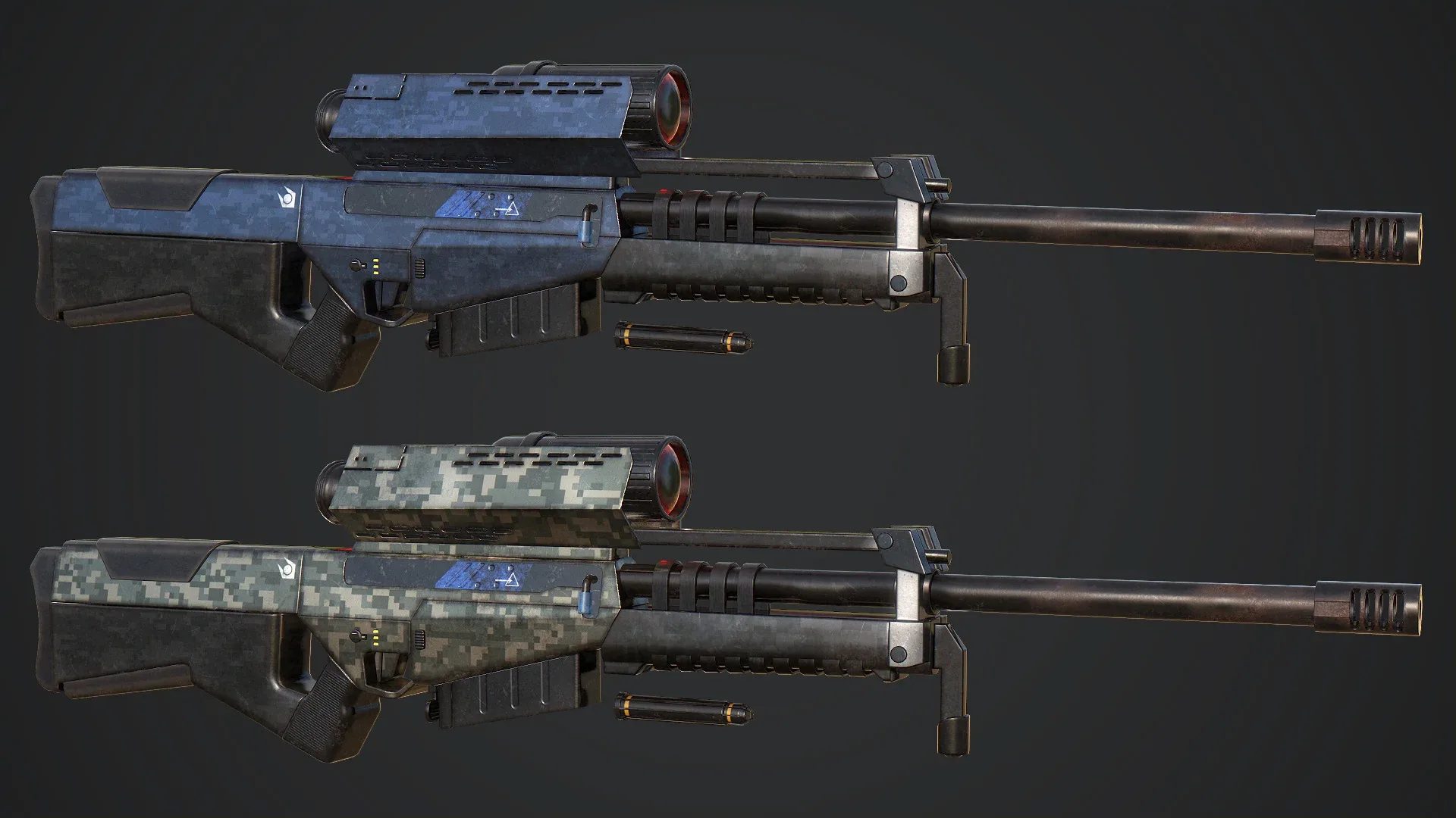 Combine Sniper Rifle from Half Life