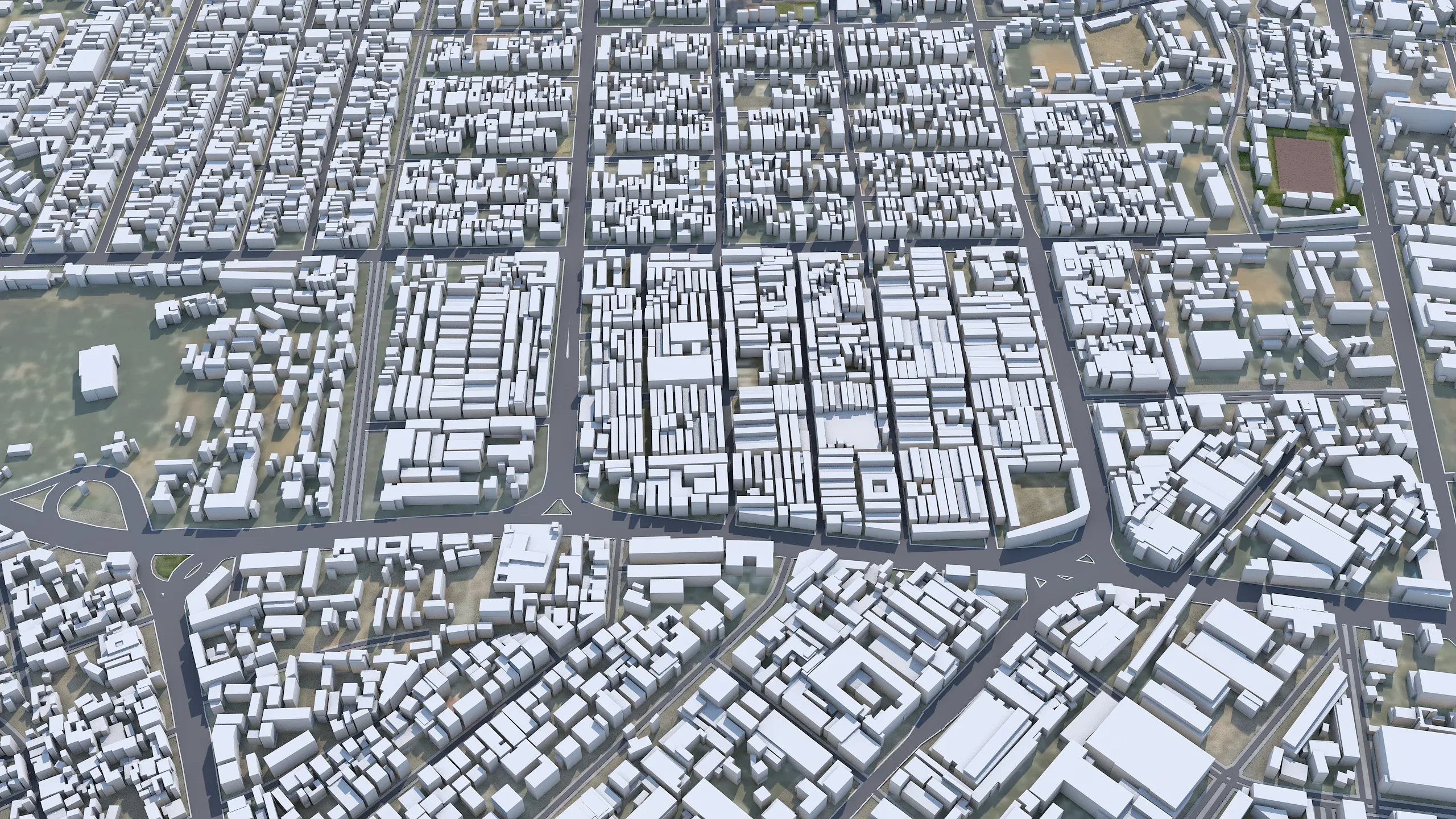 Kano city Nigeria 3d model 40km