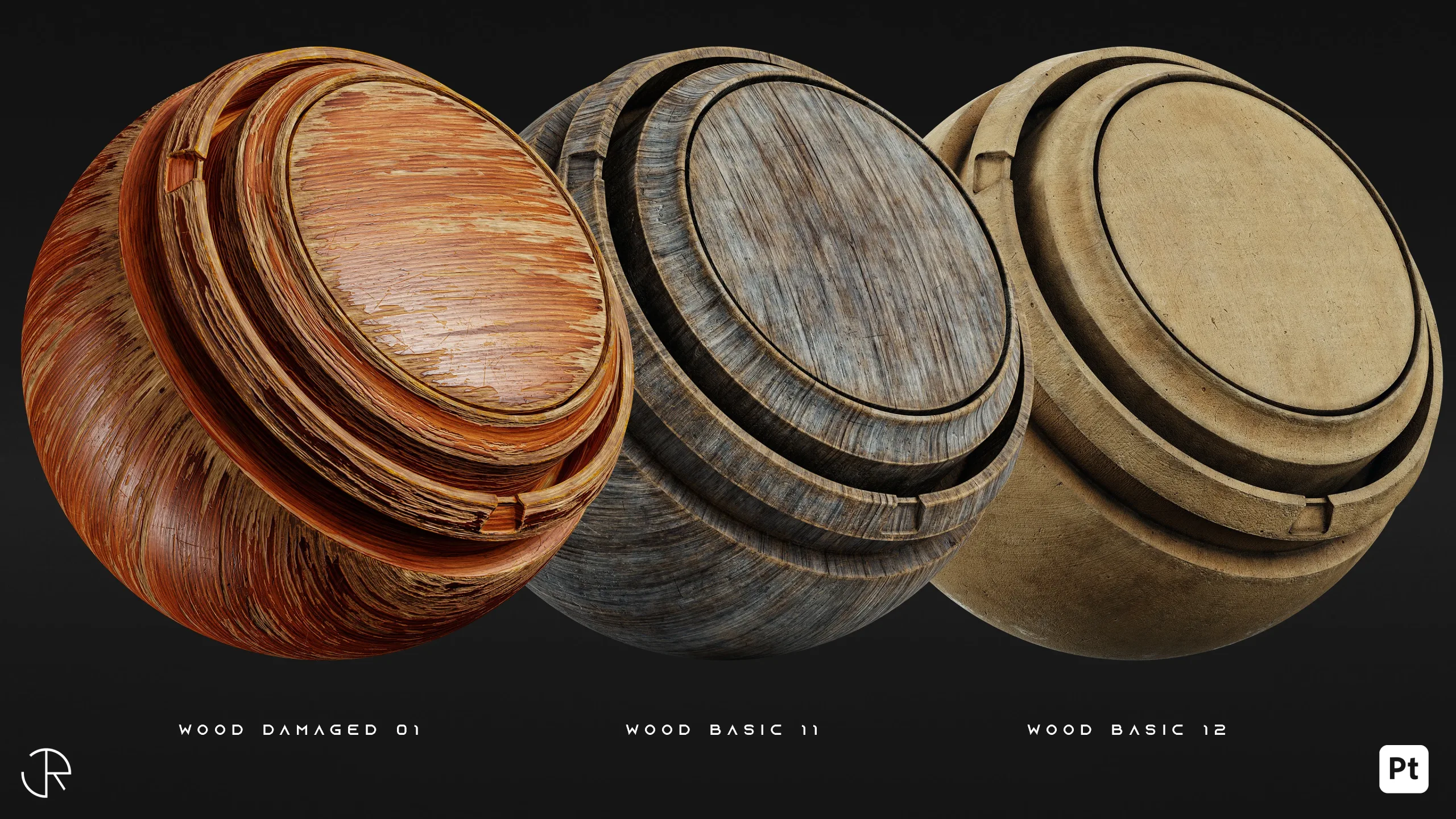 Ultimate Wood Smart Materials for Substance 3d painter