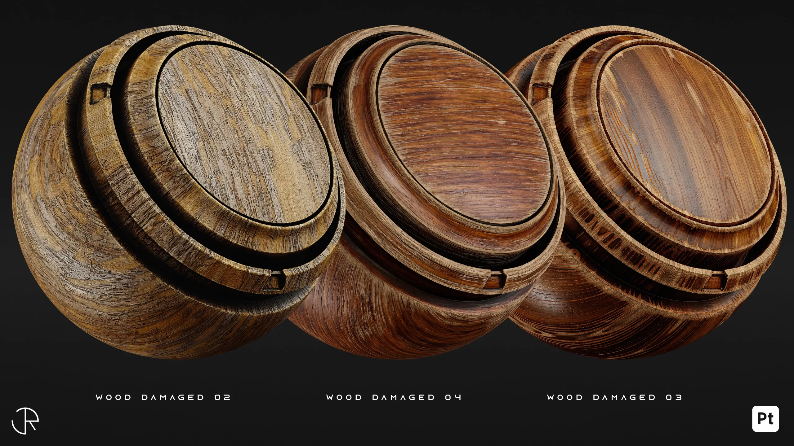 Ultimate Wood Smart Materials for Substance 3d painter