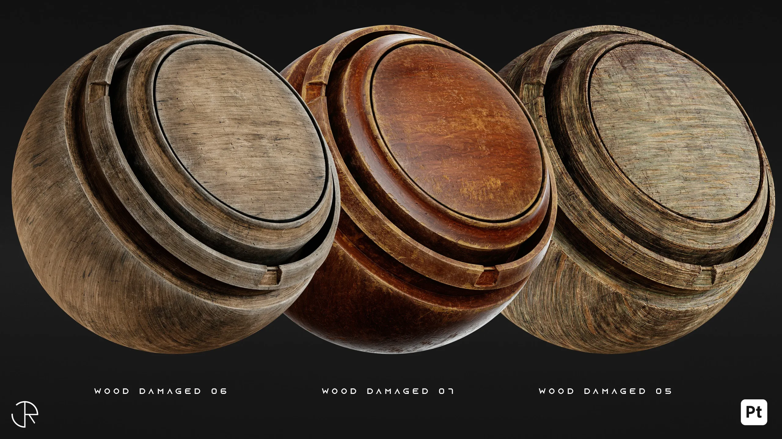 Ultimate Wood Smart Materials for Substance 3d painter