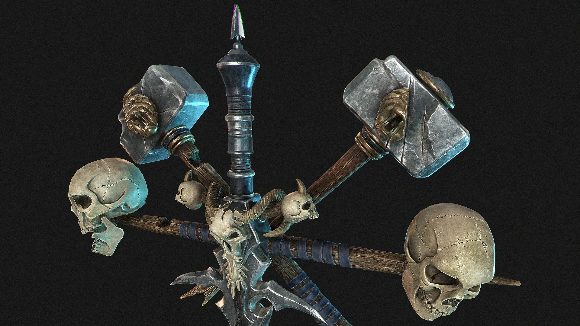 Undead Frostmourne Sword and Hammers - Frozen Throne