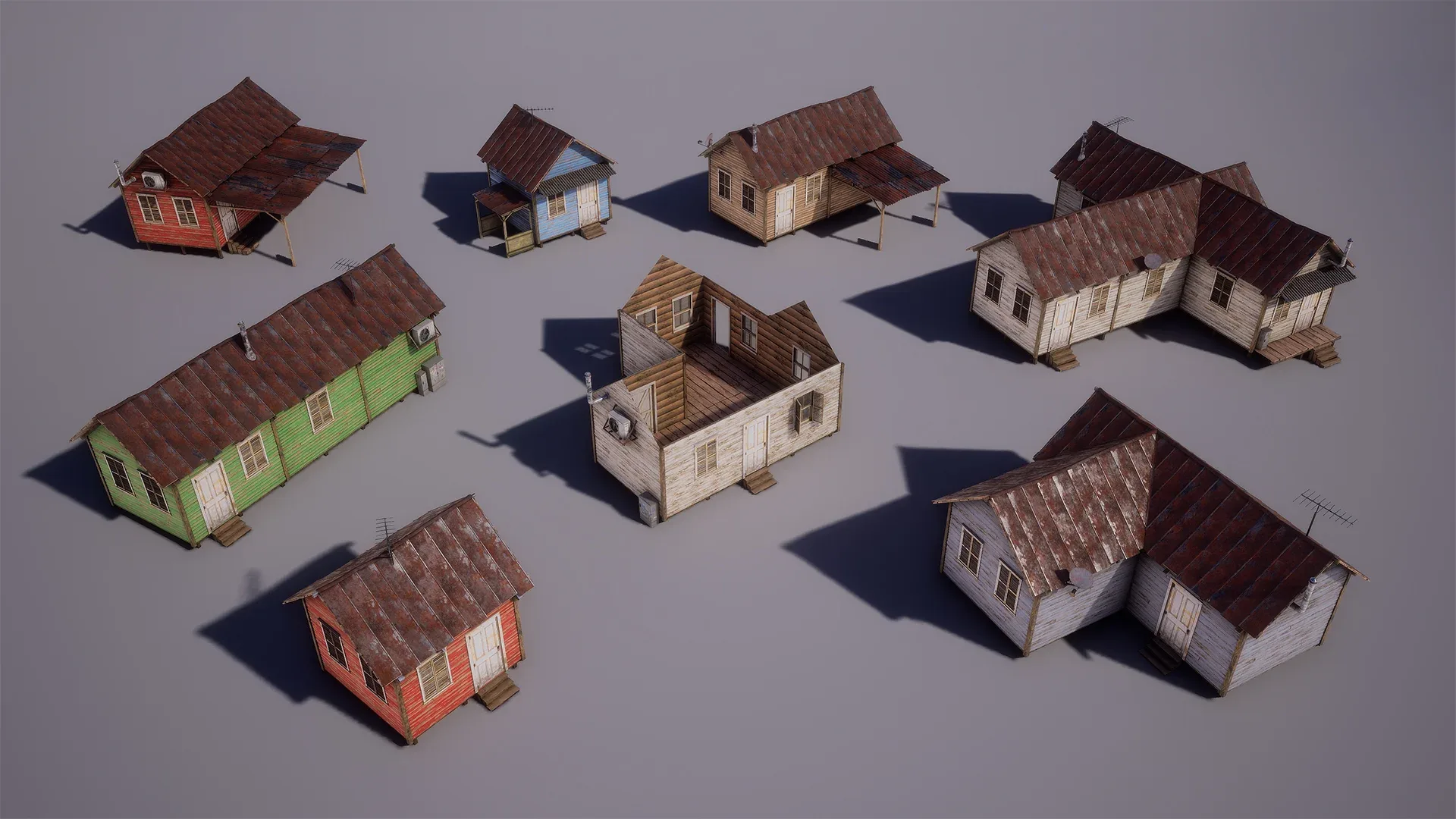 Modular Rural Cabin - Unreal Engine