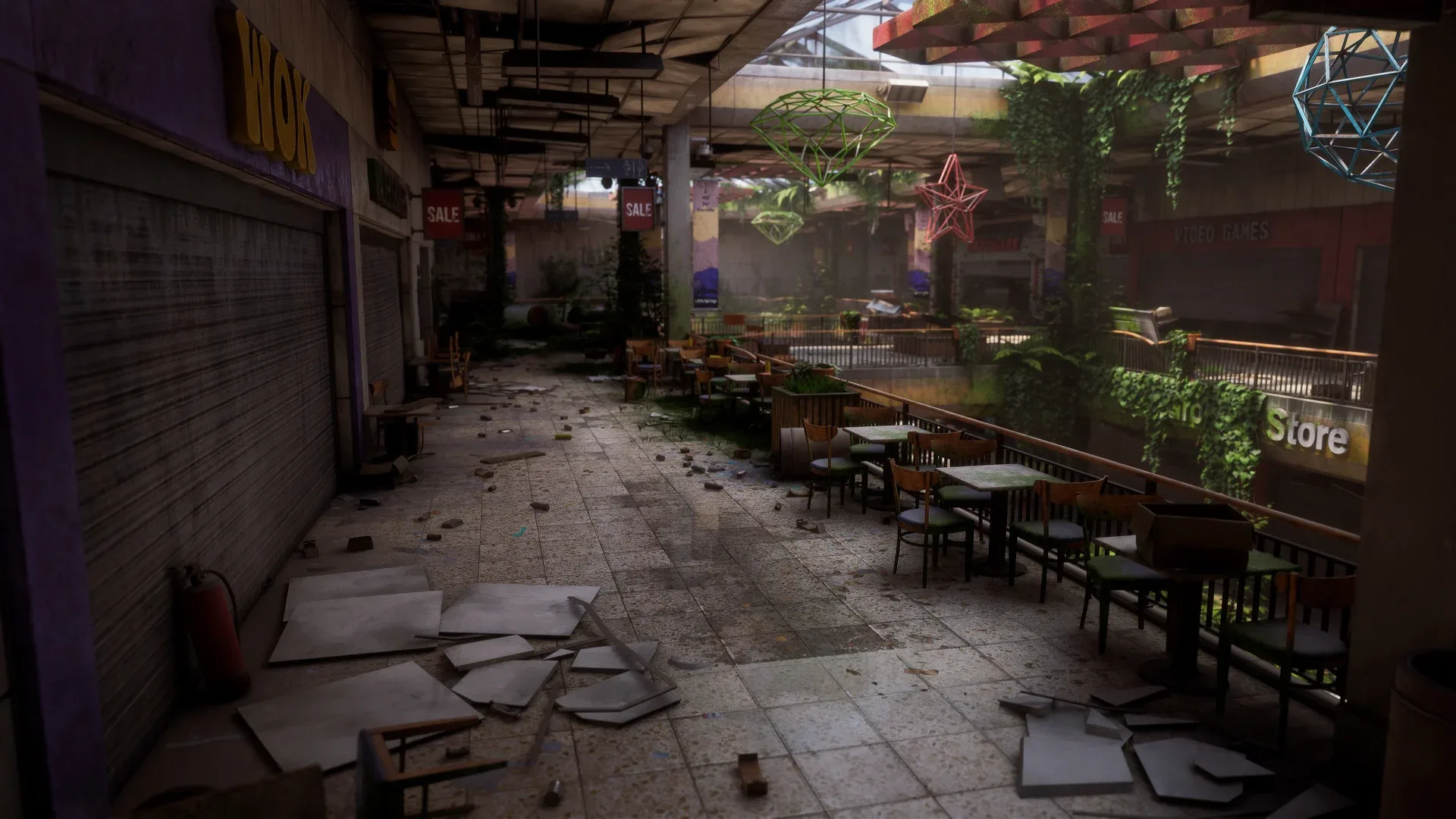 Abandoned Shopping Mall - Unreal Engine