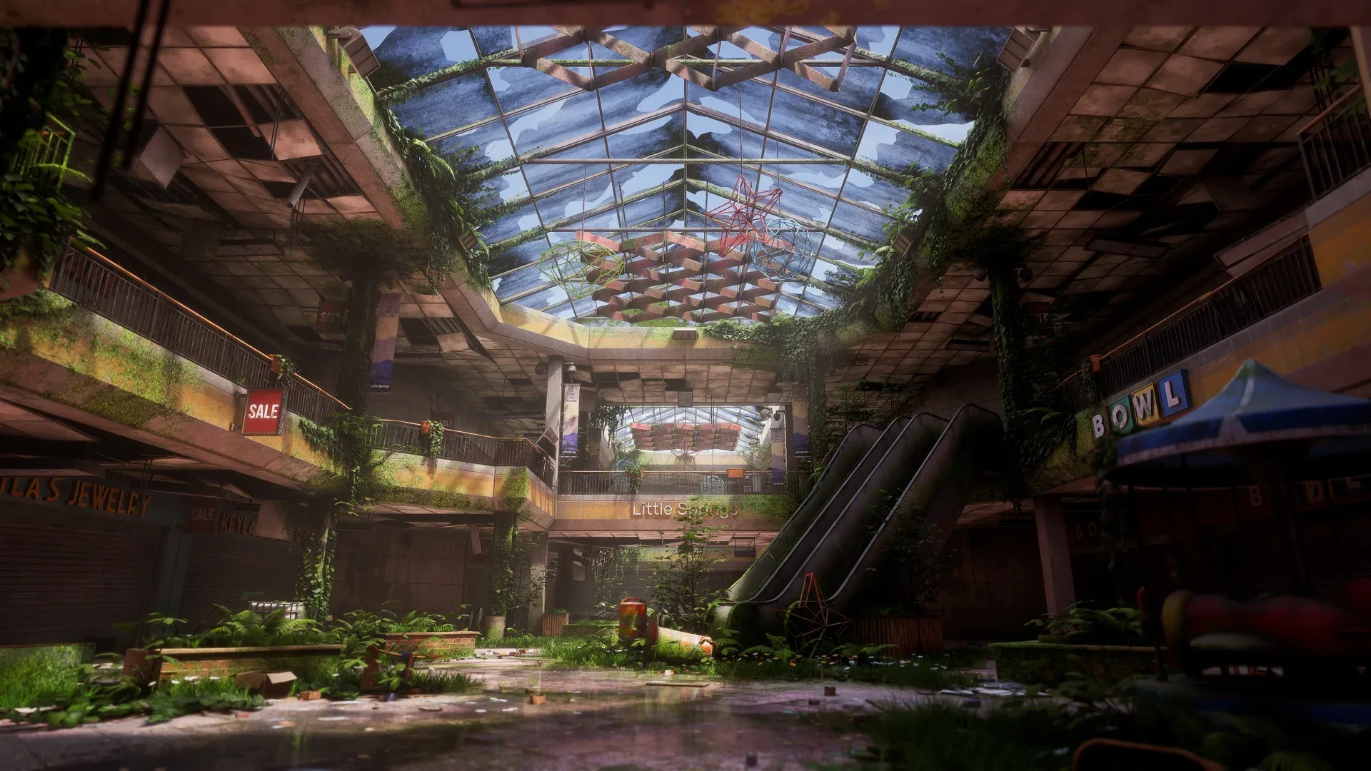 Abandoned Shopping Mall - Unreal Engine