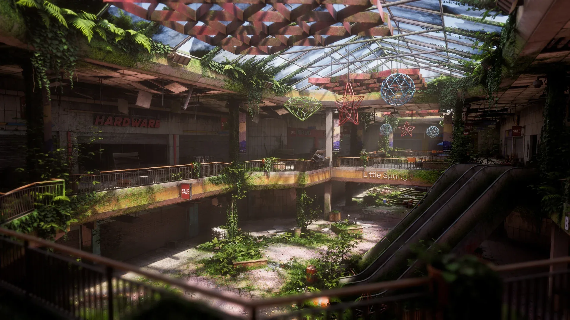 Abandoned Shopping Mall - Unreal Engine