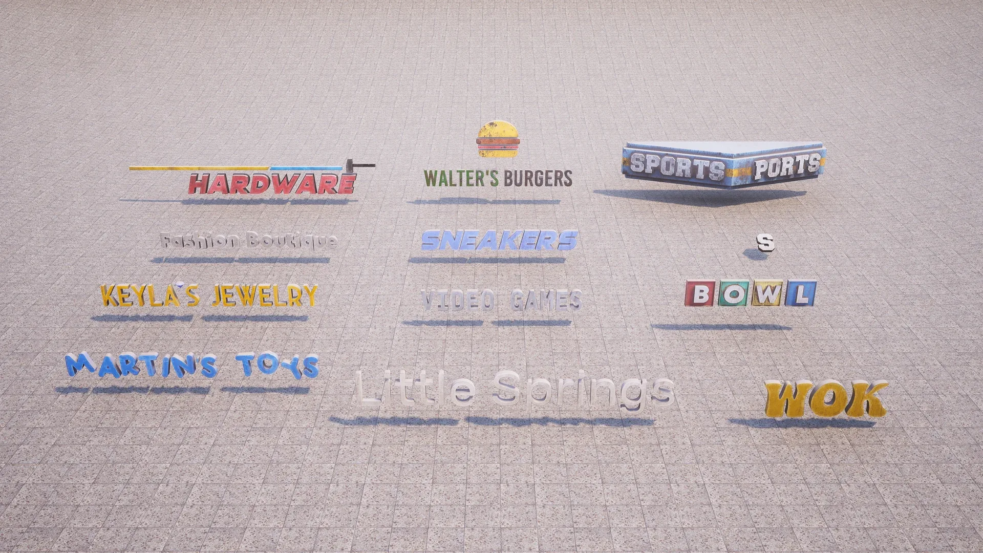 Abandoned Shopping Mall - Unreal Engine