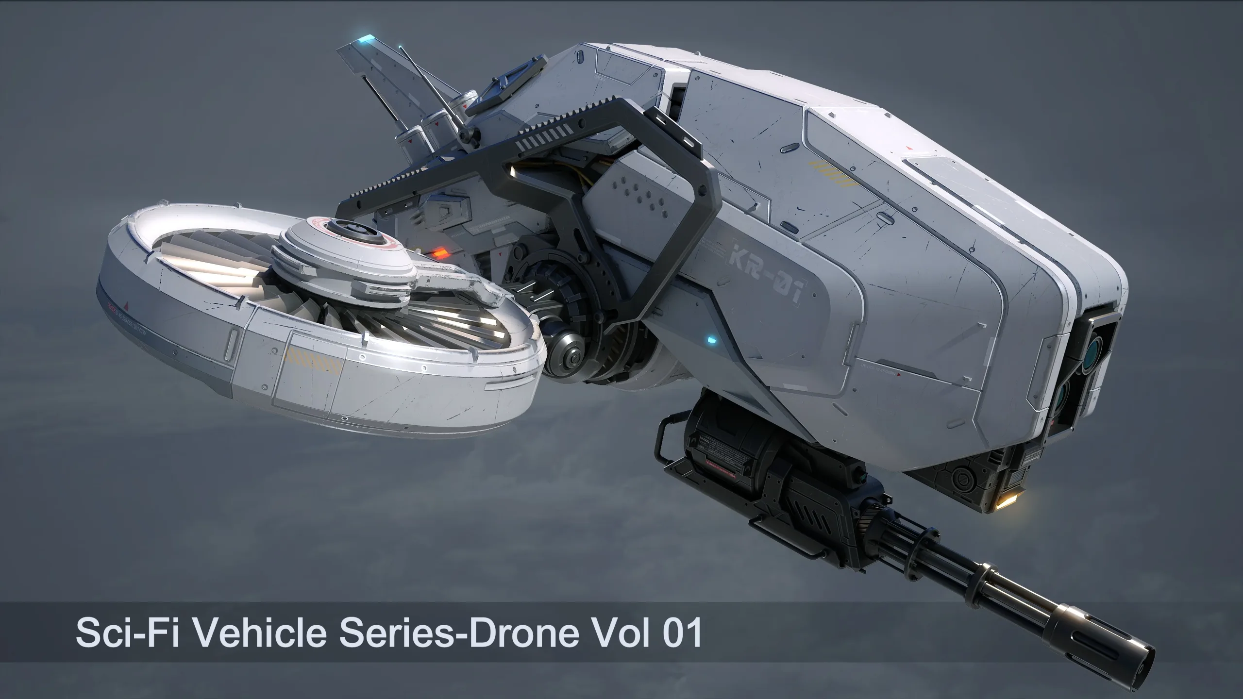 Sci-Fi Vehicle Series-Drone 01