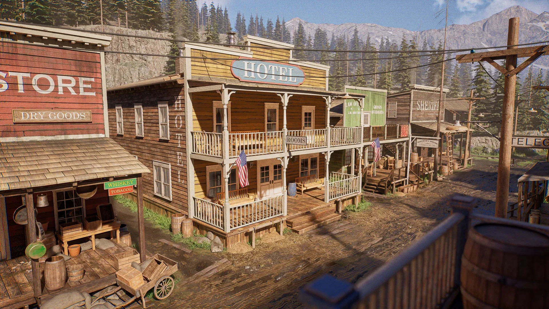 Western Town - Unreal Engine