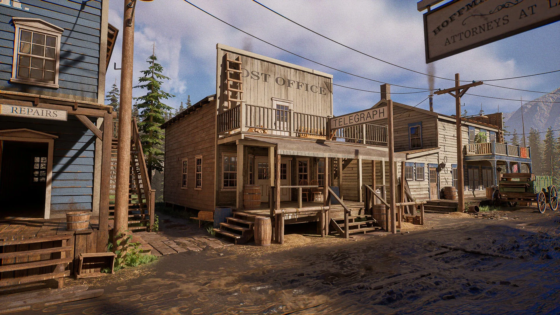 Western Town - Unreal Engine