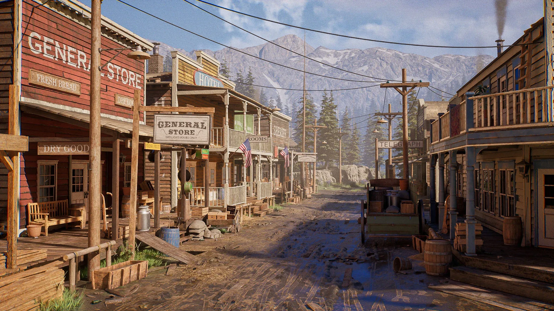 Western Town - Unreal Engine