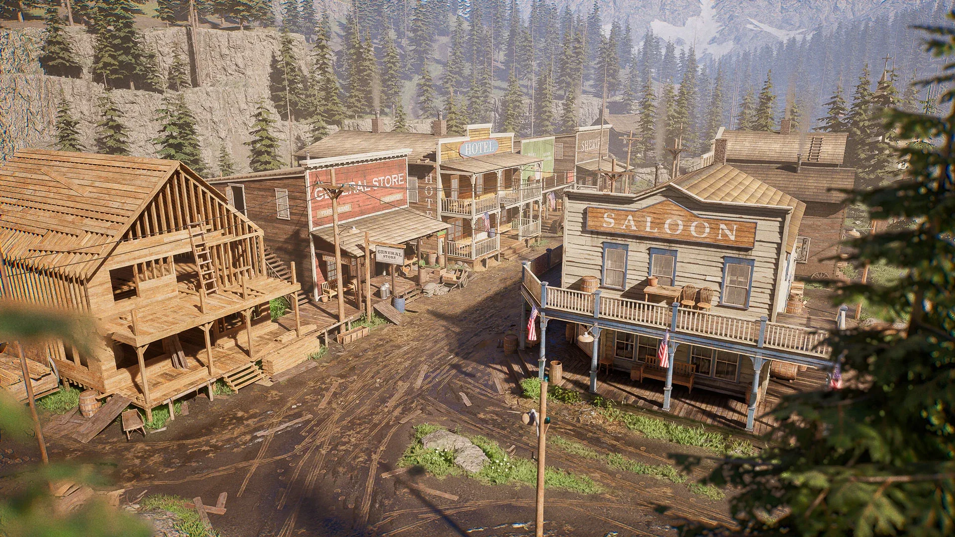 Western Town - Unreal Engine