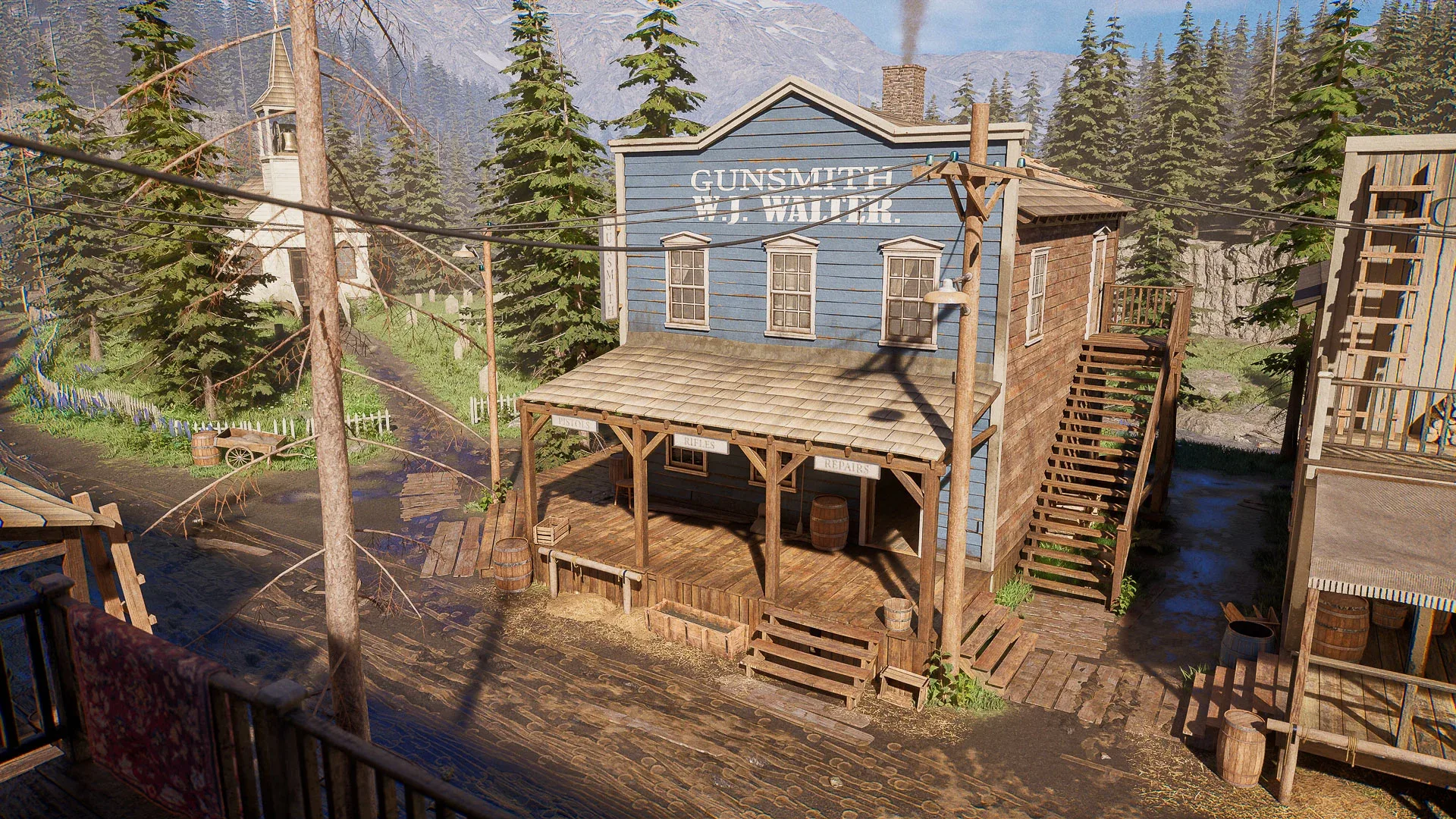 Western Town - Unreal Engine