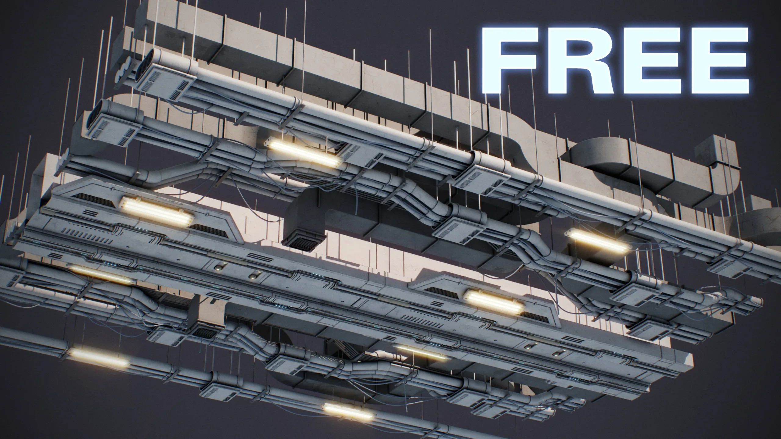 Sci-Fi Kit Free 07 (Architecture Panels)