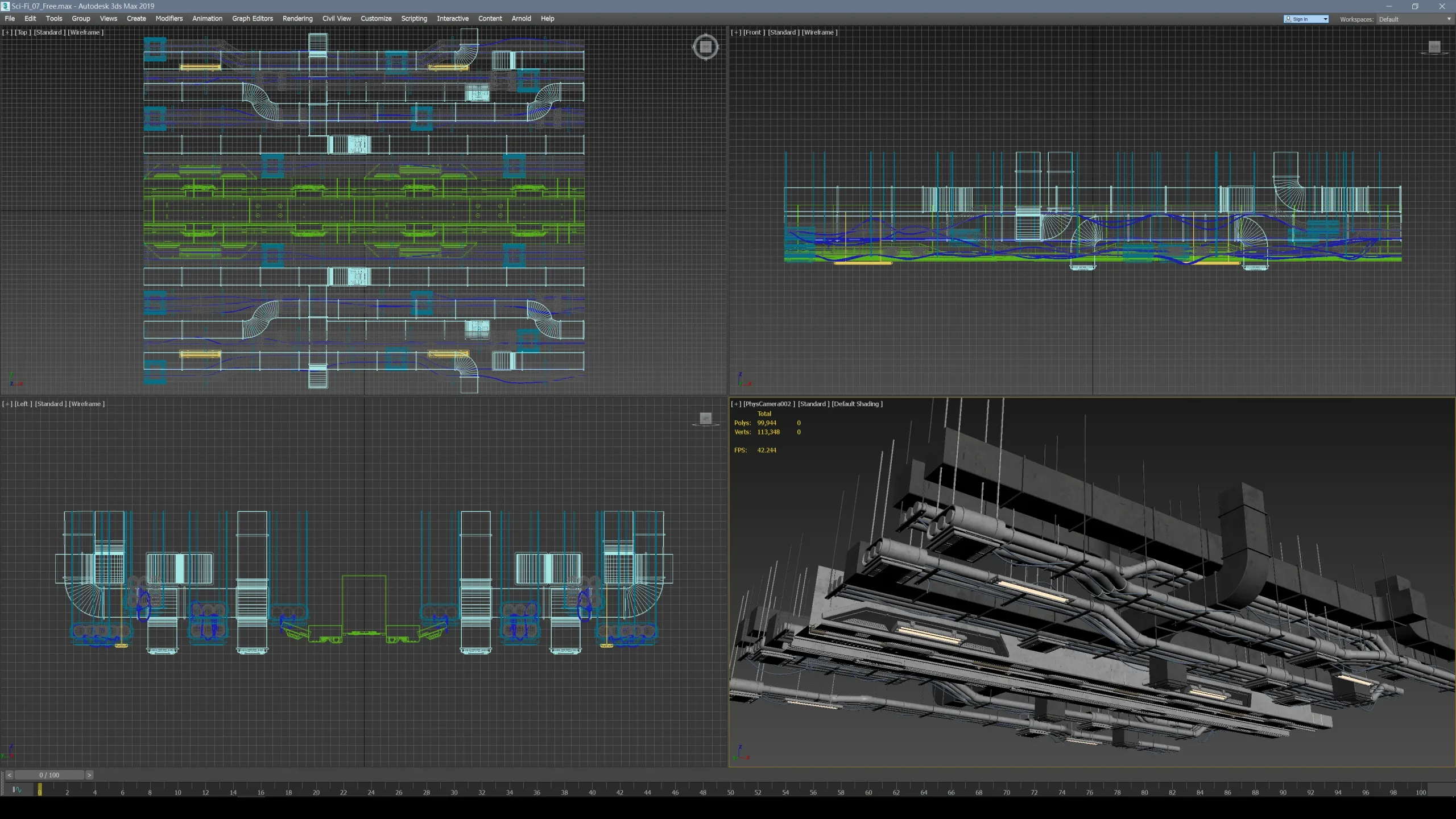 Sci-Fi Kit Free 07 (Architecture Panels)