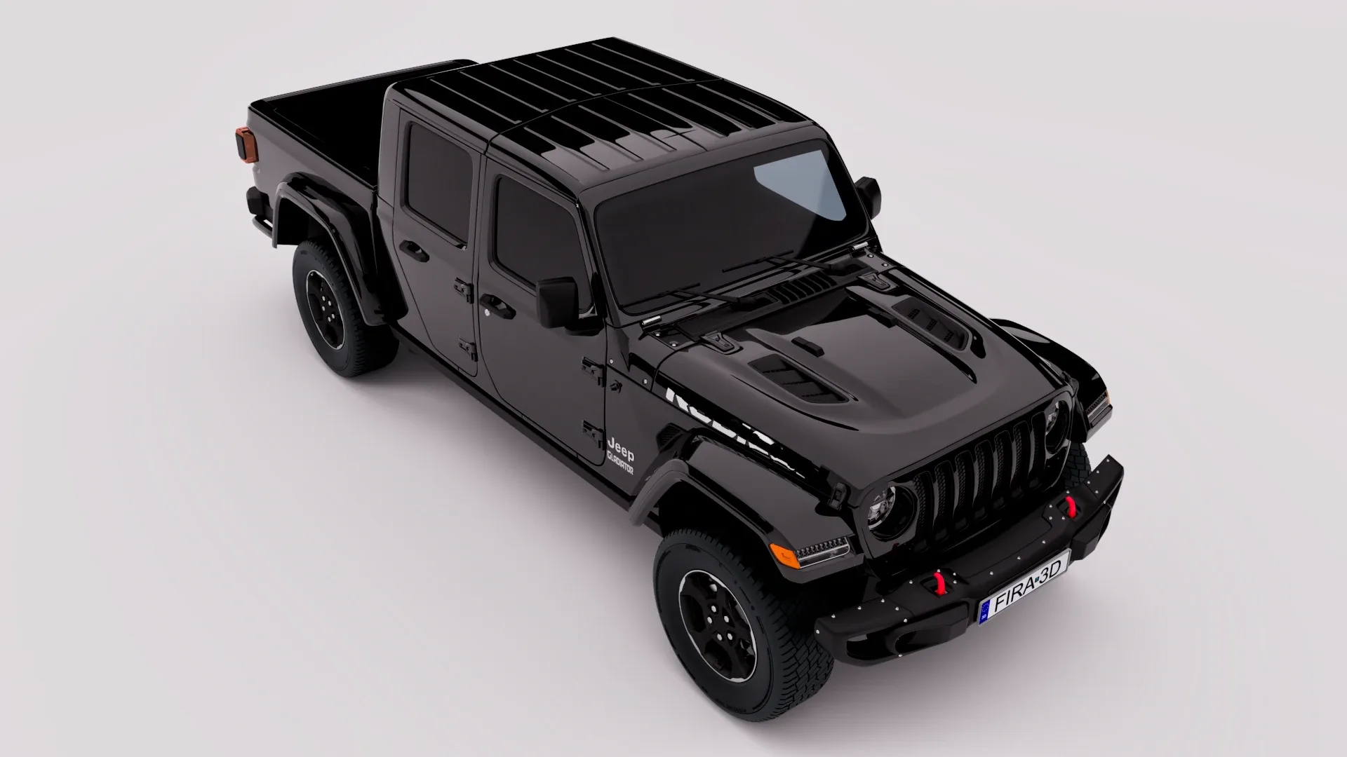 Jeep Gladiator Rubicon (Rigged)