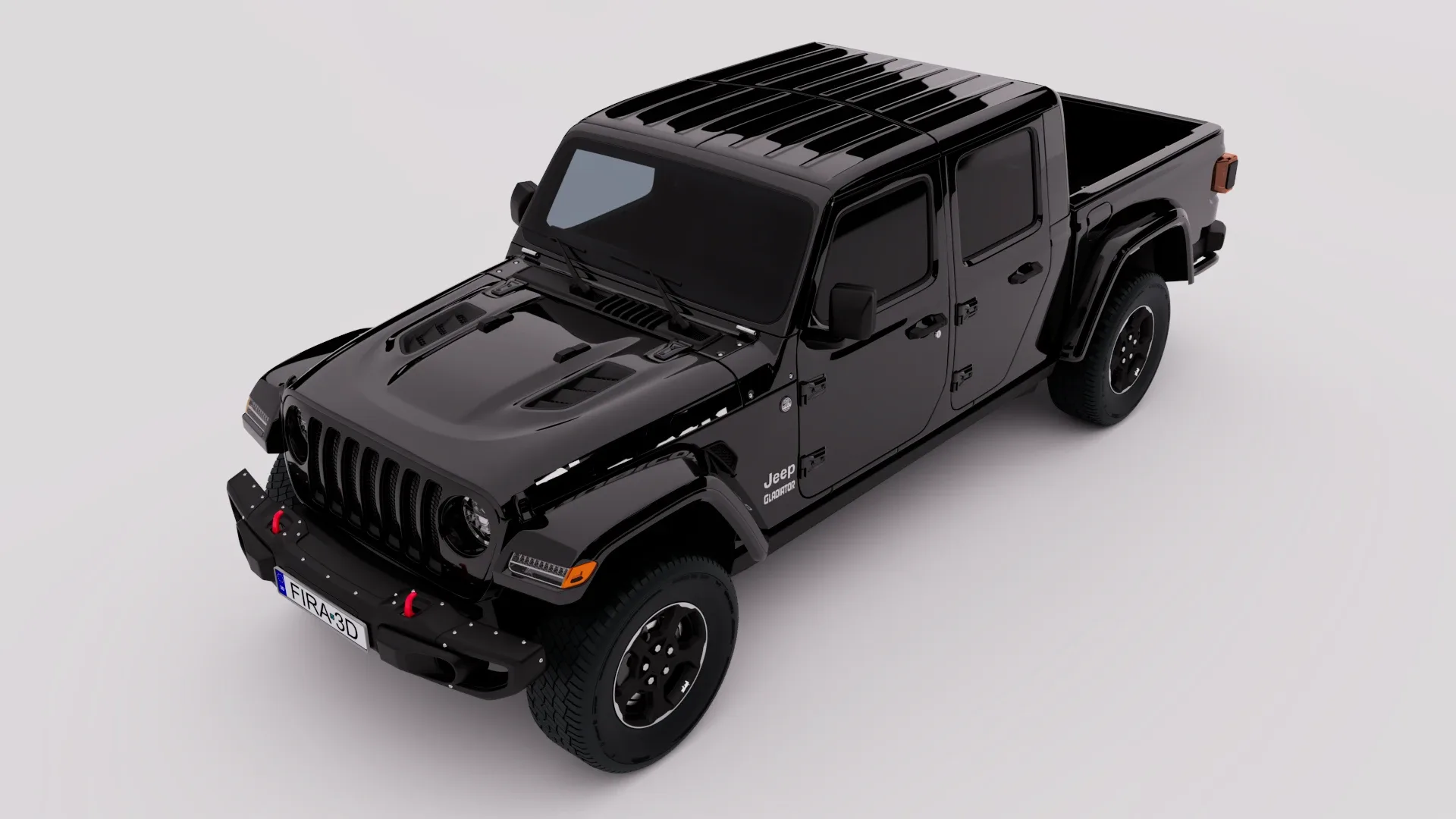 Jeep Gladiator Rubicon (Rigged)