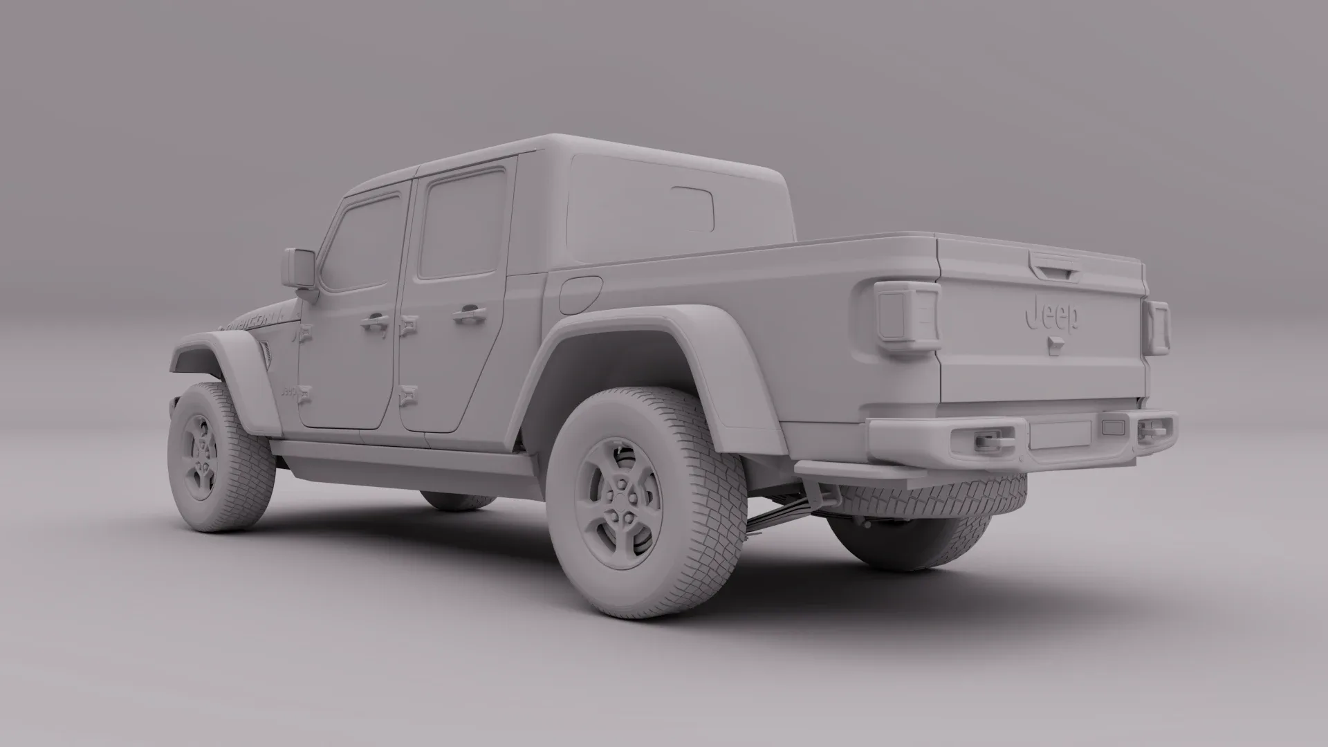 Jeep Gladiator Rubicon (Rigged)