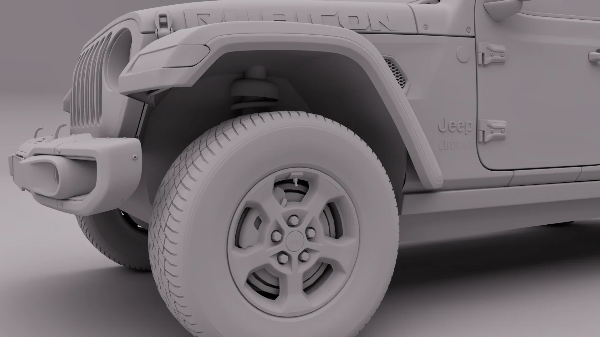 Jeep Gladiator Rubicon (Rigged)