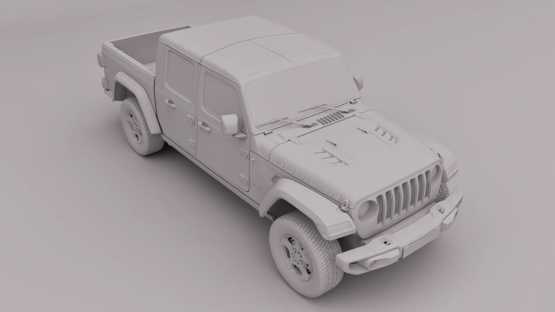 Jeep Gladiator Rubicon (Rigged)