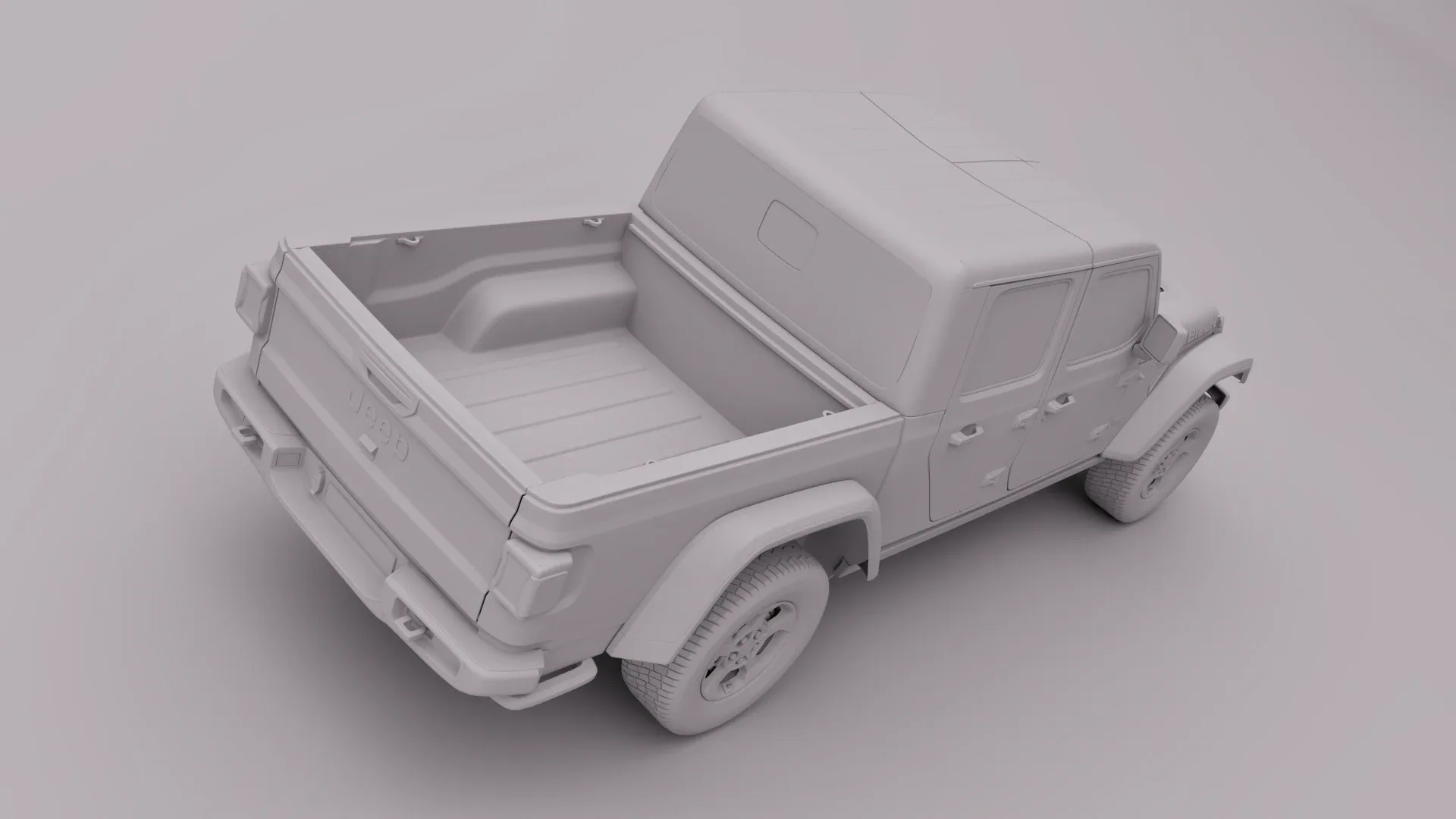 Jeep Gladiator Rubicon (Rigged)