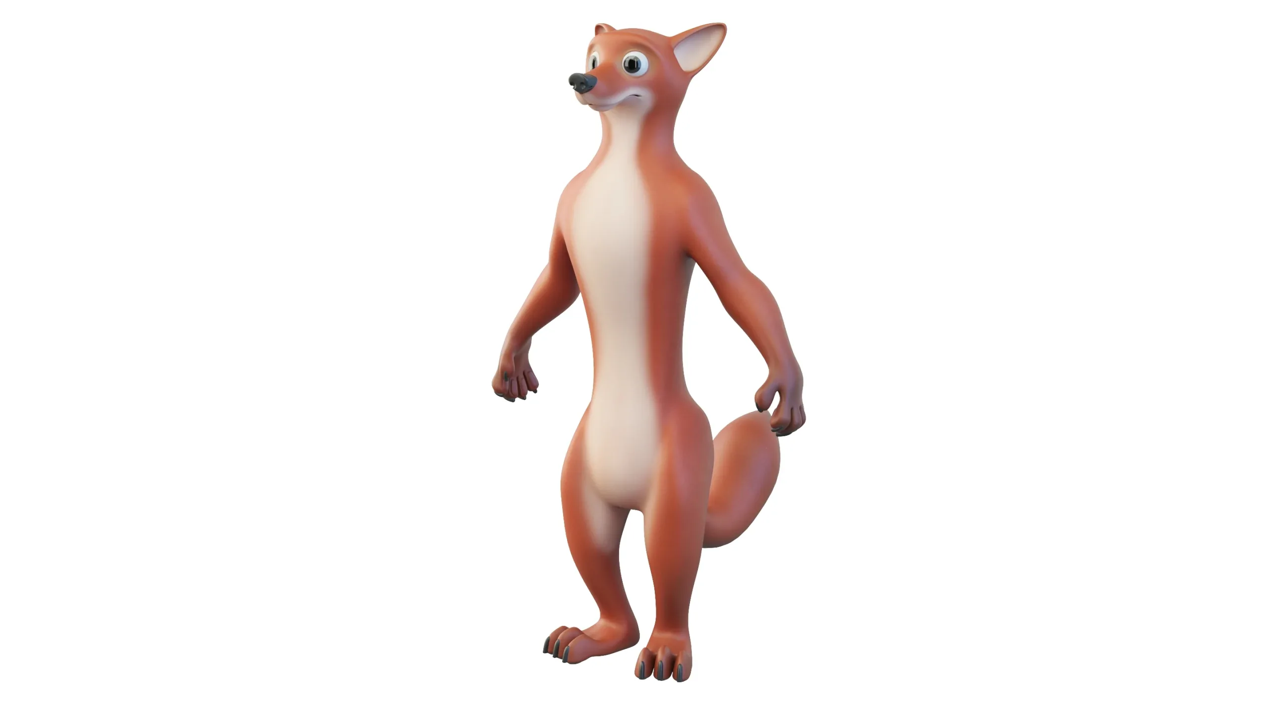 Cartoon Fox Character