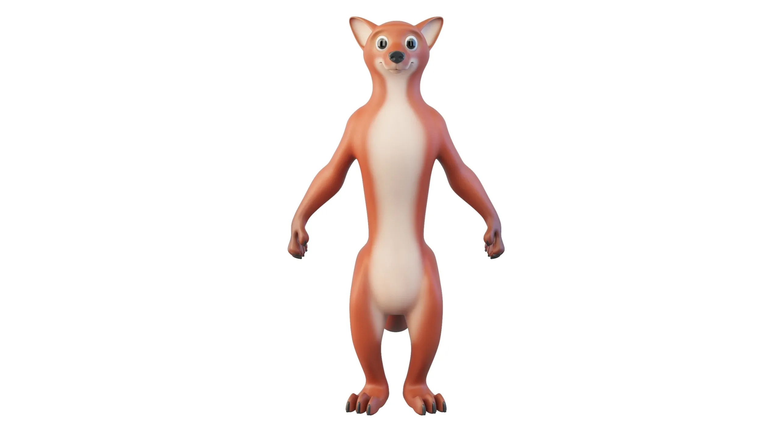 Cartoon Fox Character