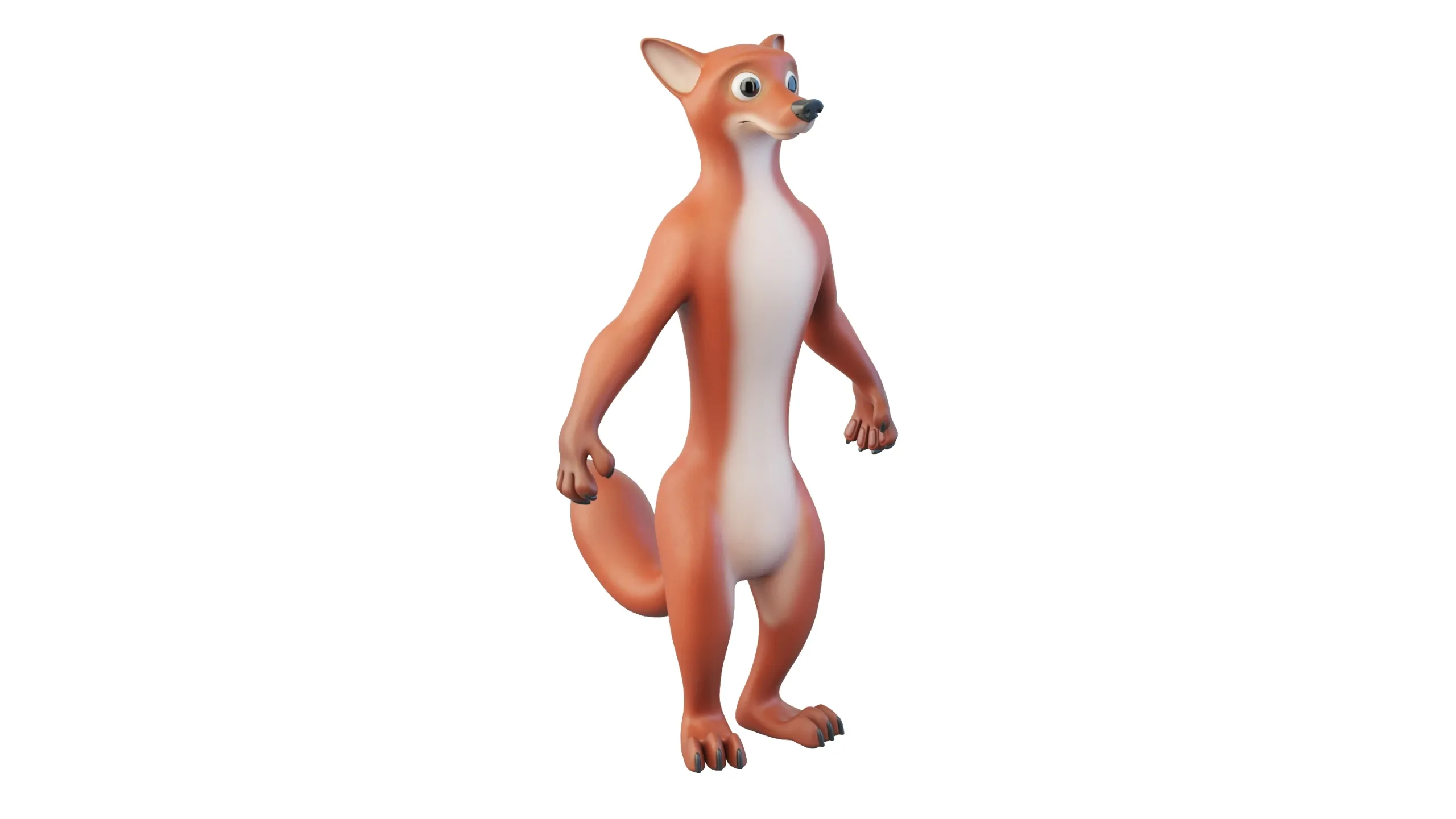 Cartoon Fox Character