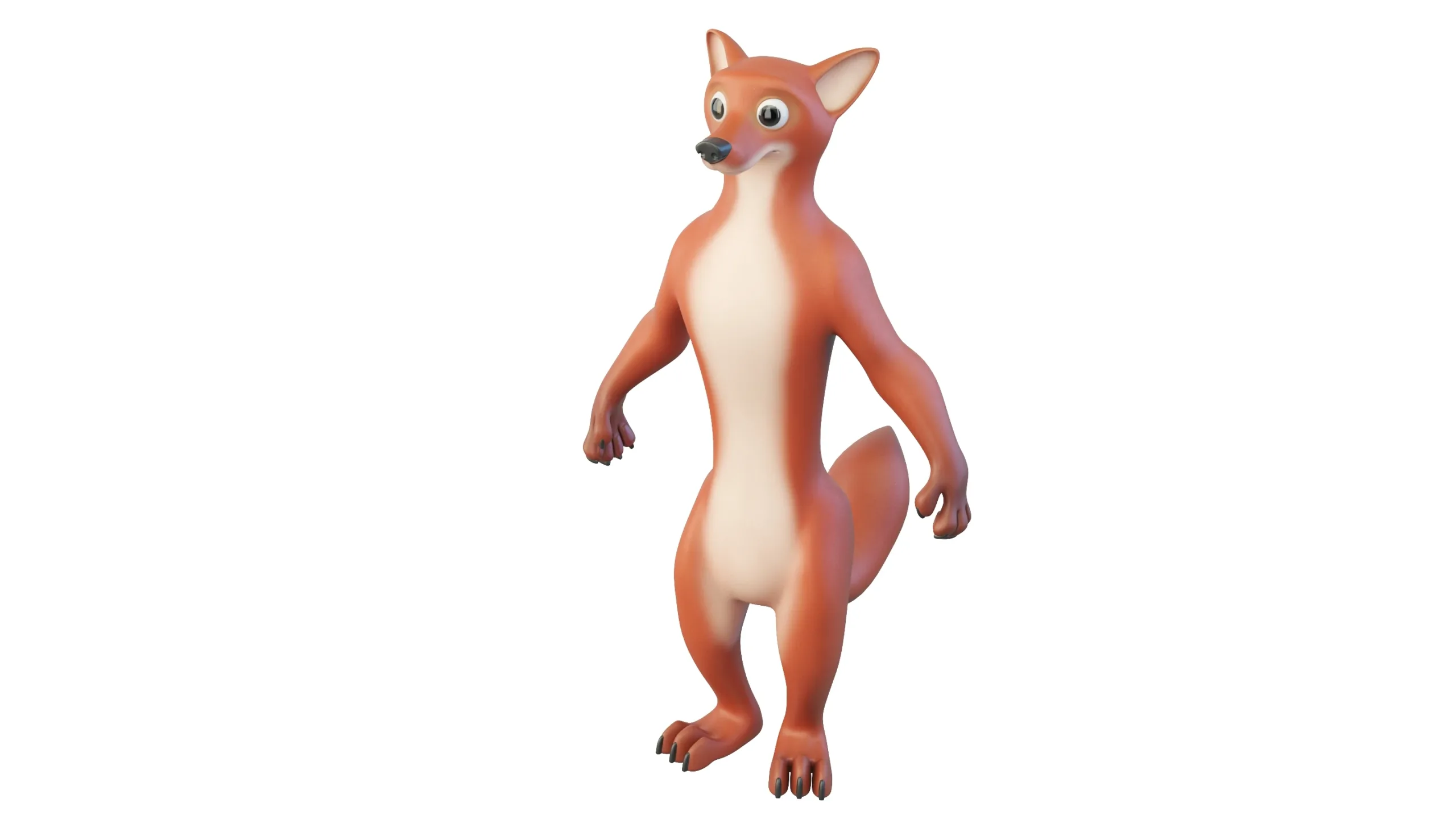 Cartoon Fox Character
