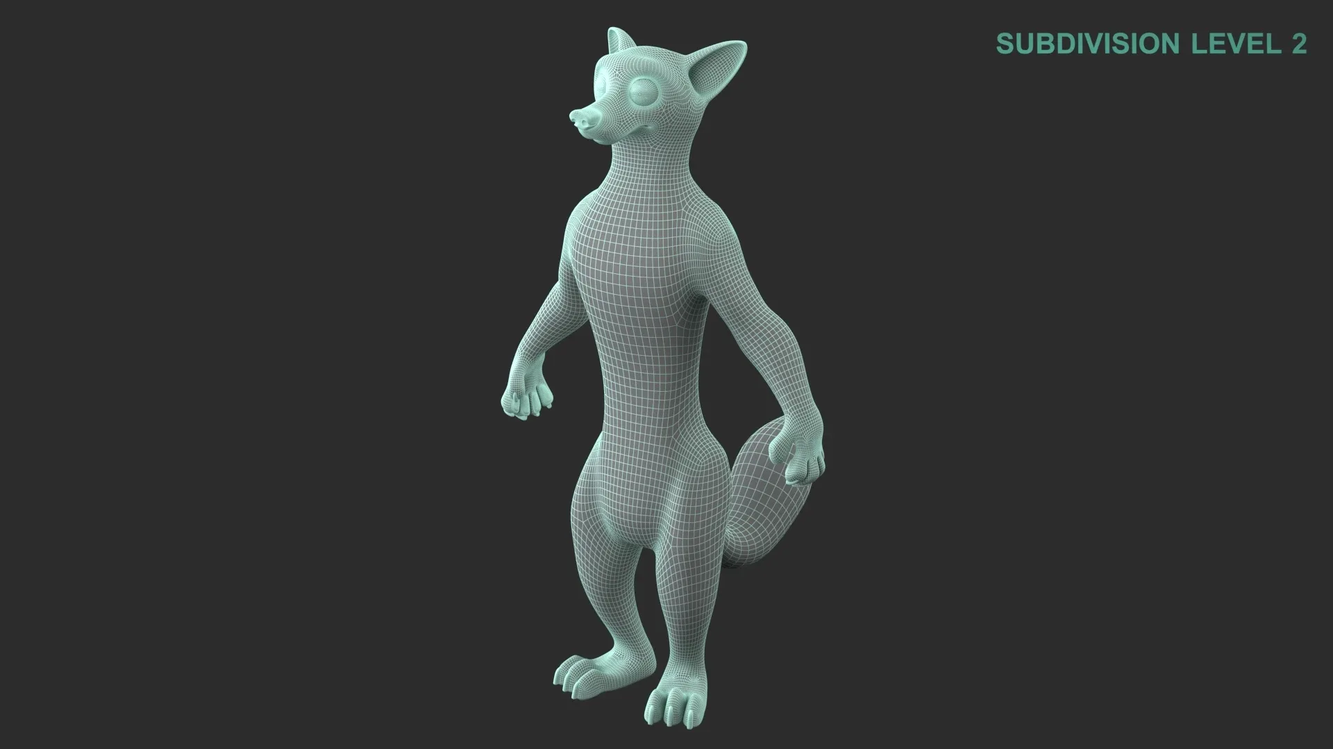 Cartoon Fox Character