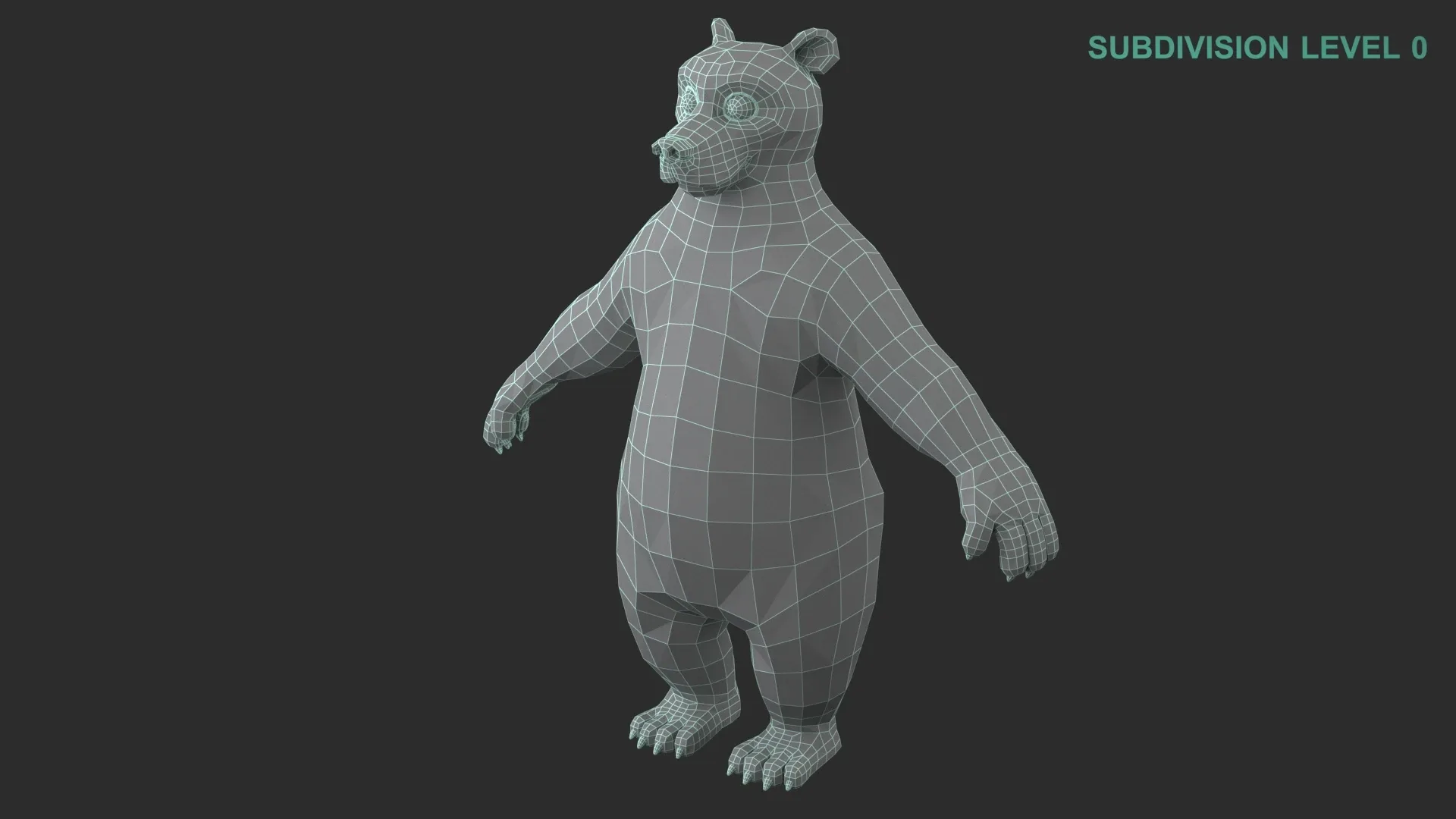 Cartoon Bear Character