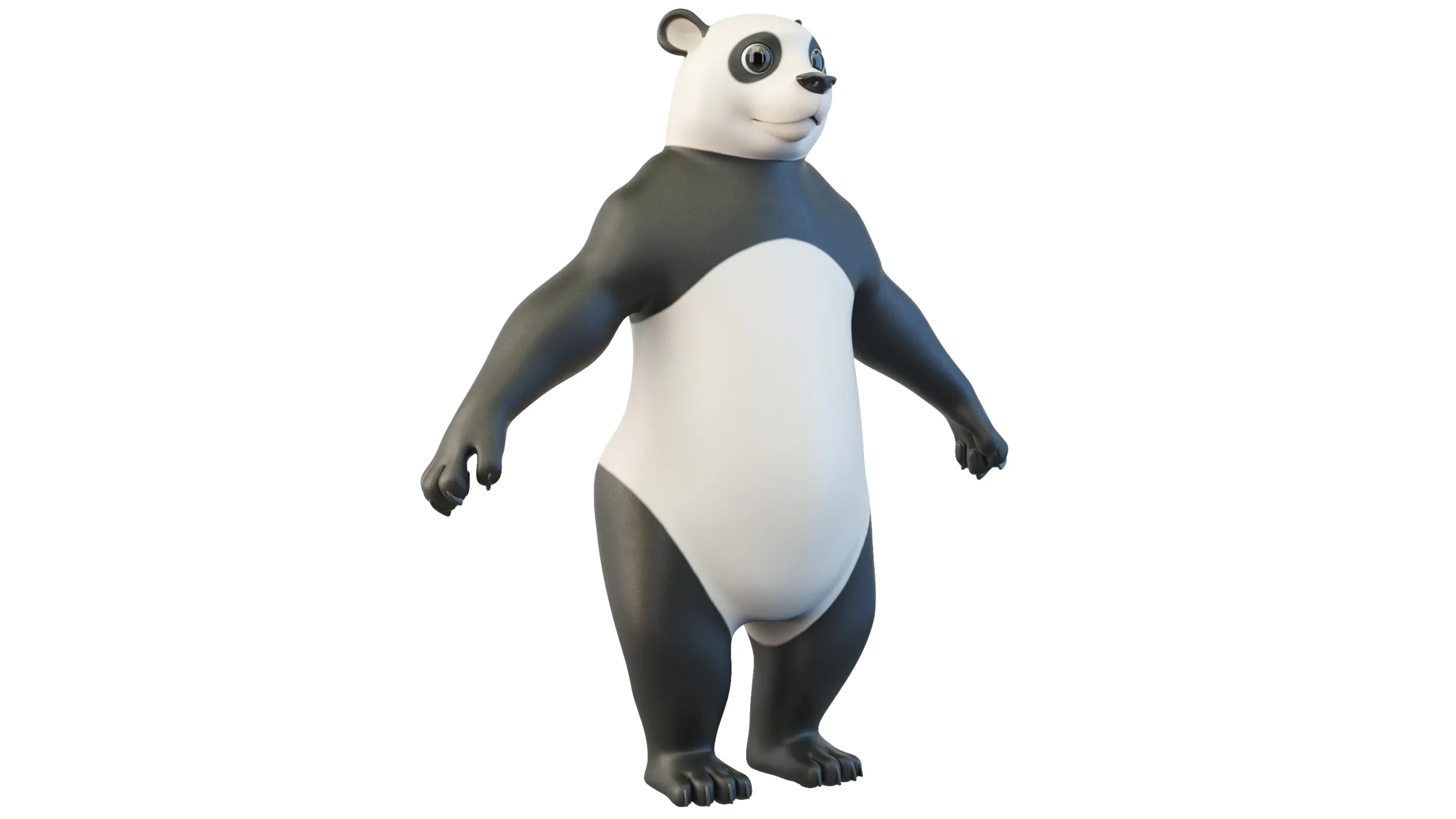 Cartoon Panda Character