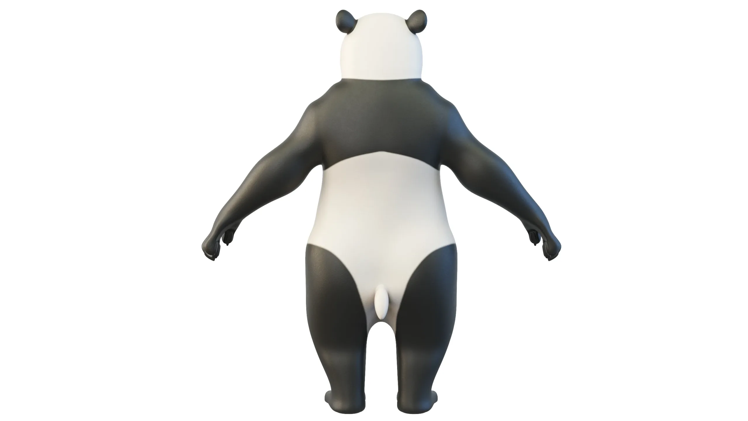 Cartoon Panda Character