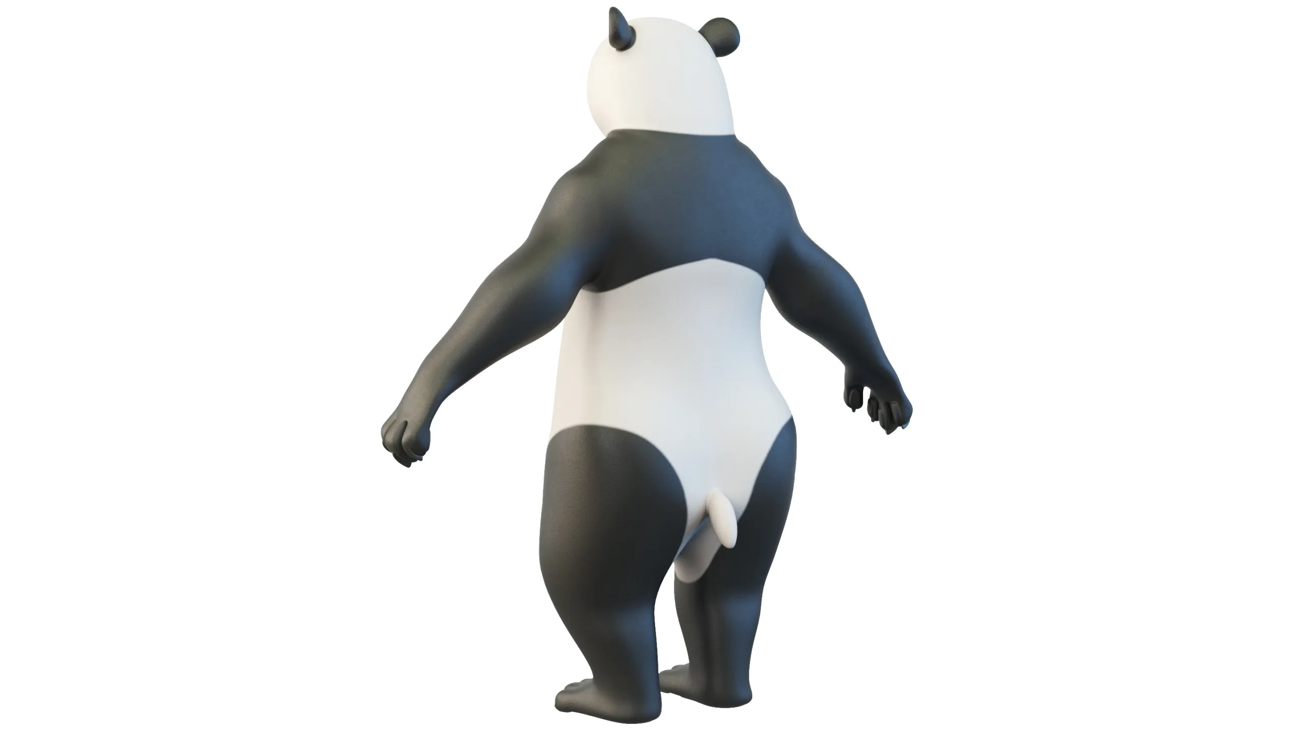 Cartoon Panda Character