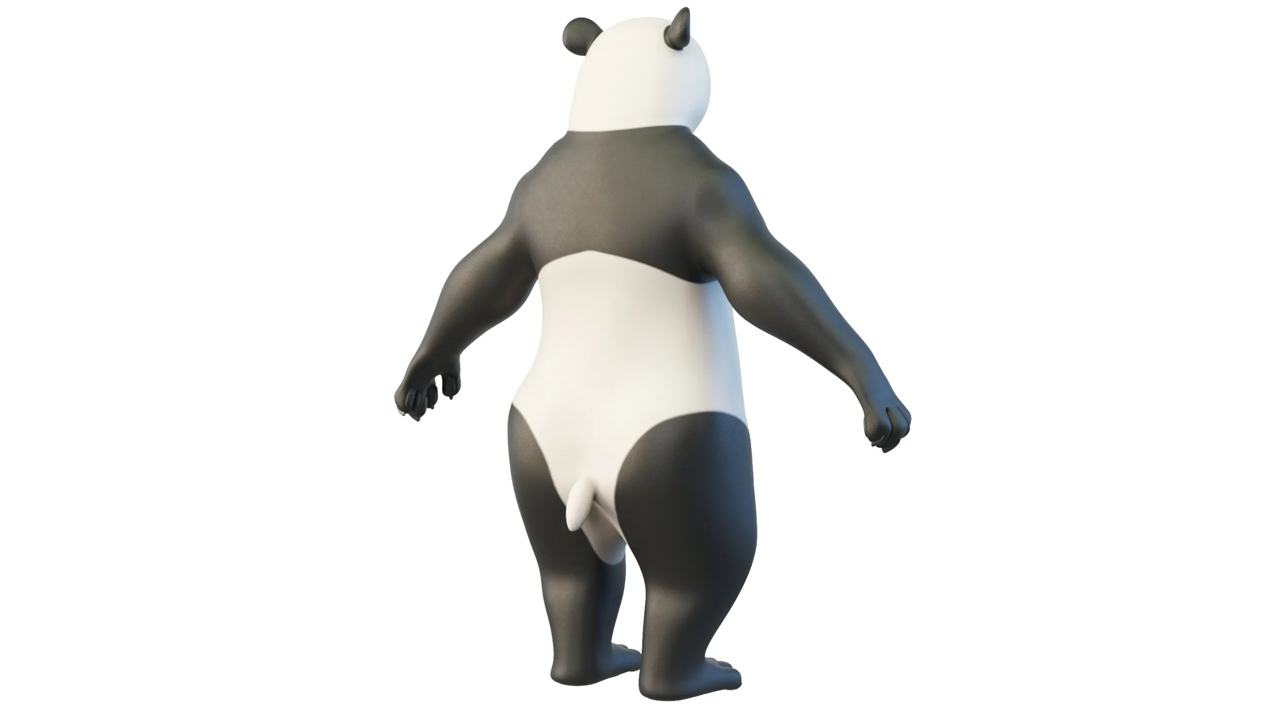 Cartoon Panda Character