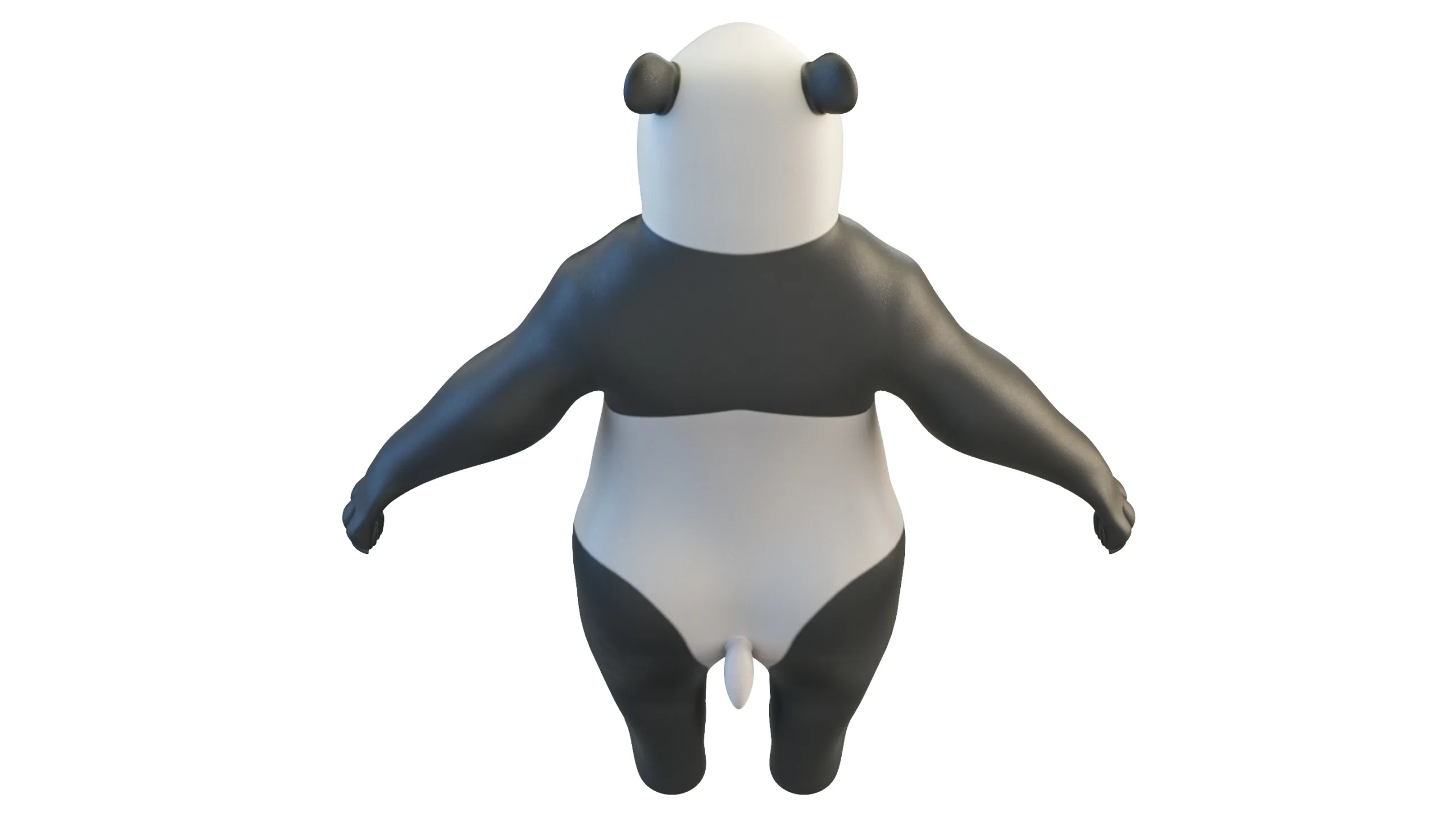 Cartoon Panda Character