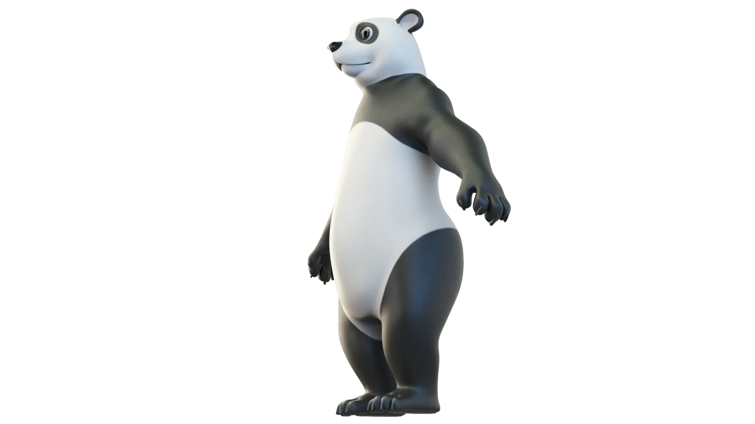 Cartoon Panda Character