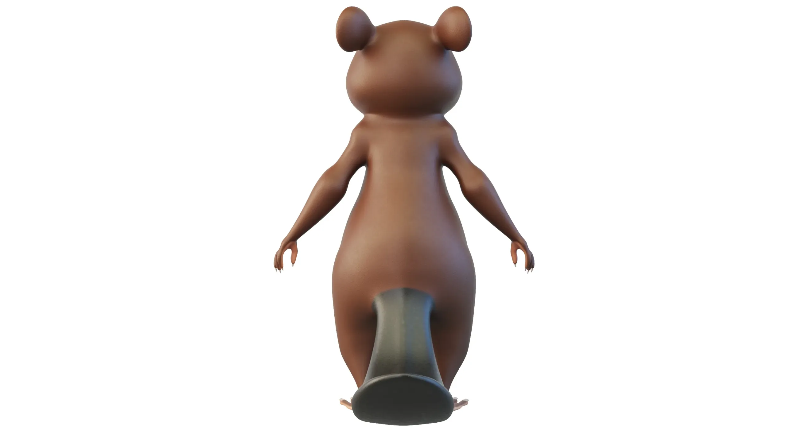 Cartoon Beaver Character