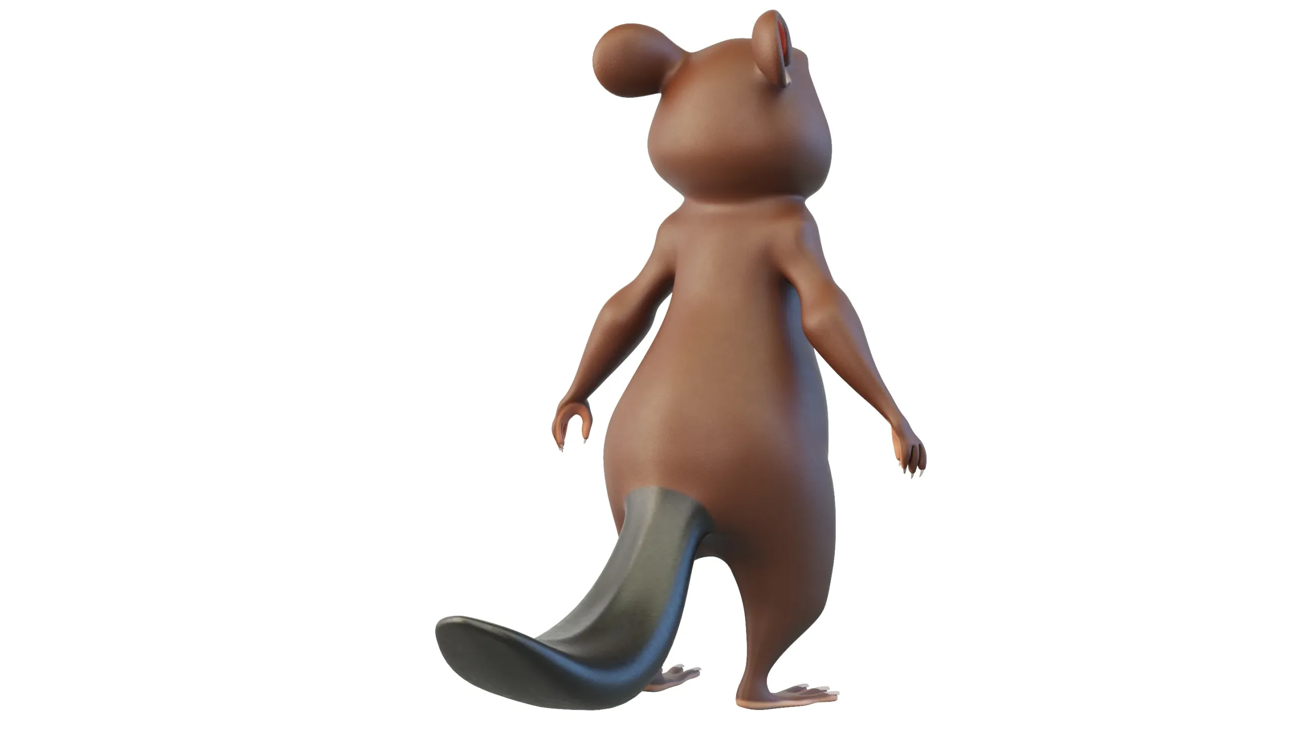 Cartoon Beaver Character