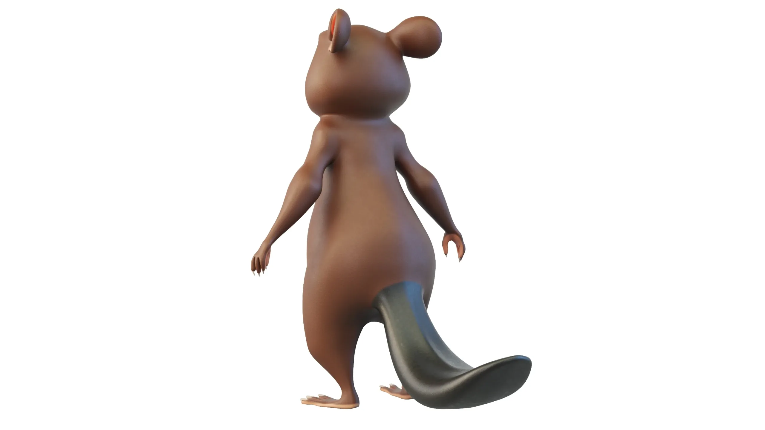 Cartoon Beaver Character