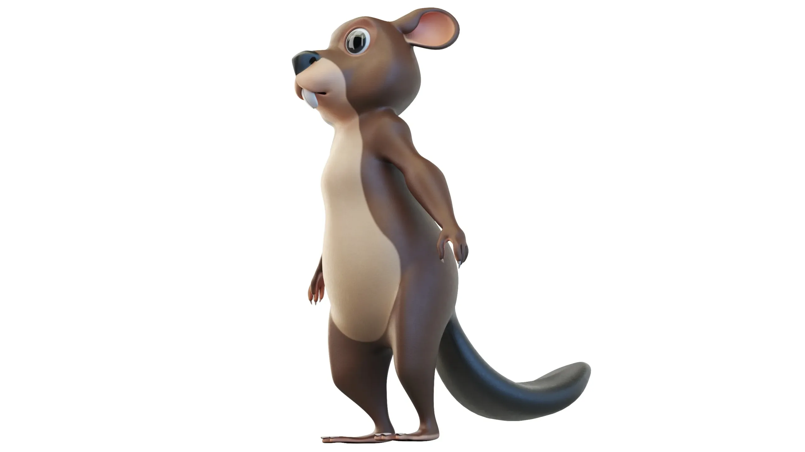 Cartoon Beaver Character