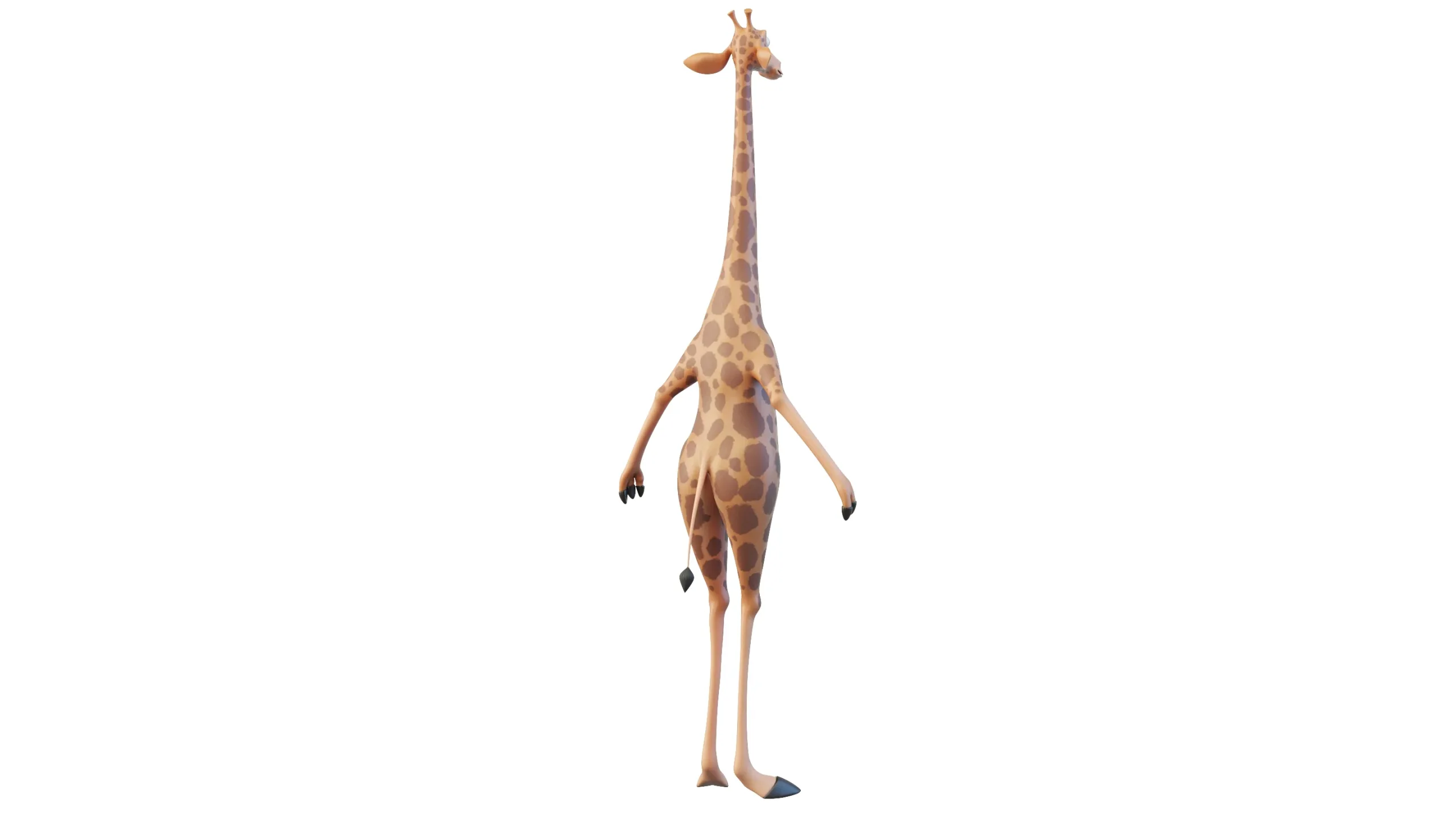 Cartoon Giraffe Character