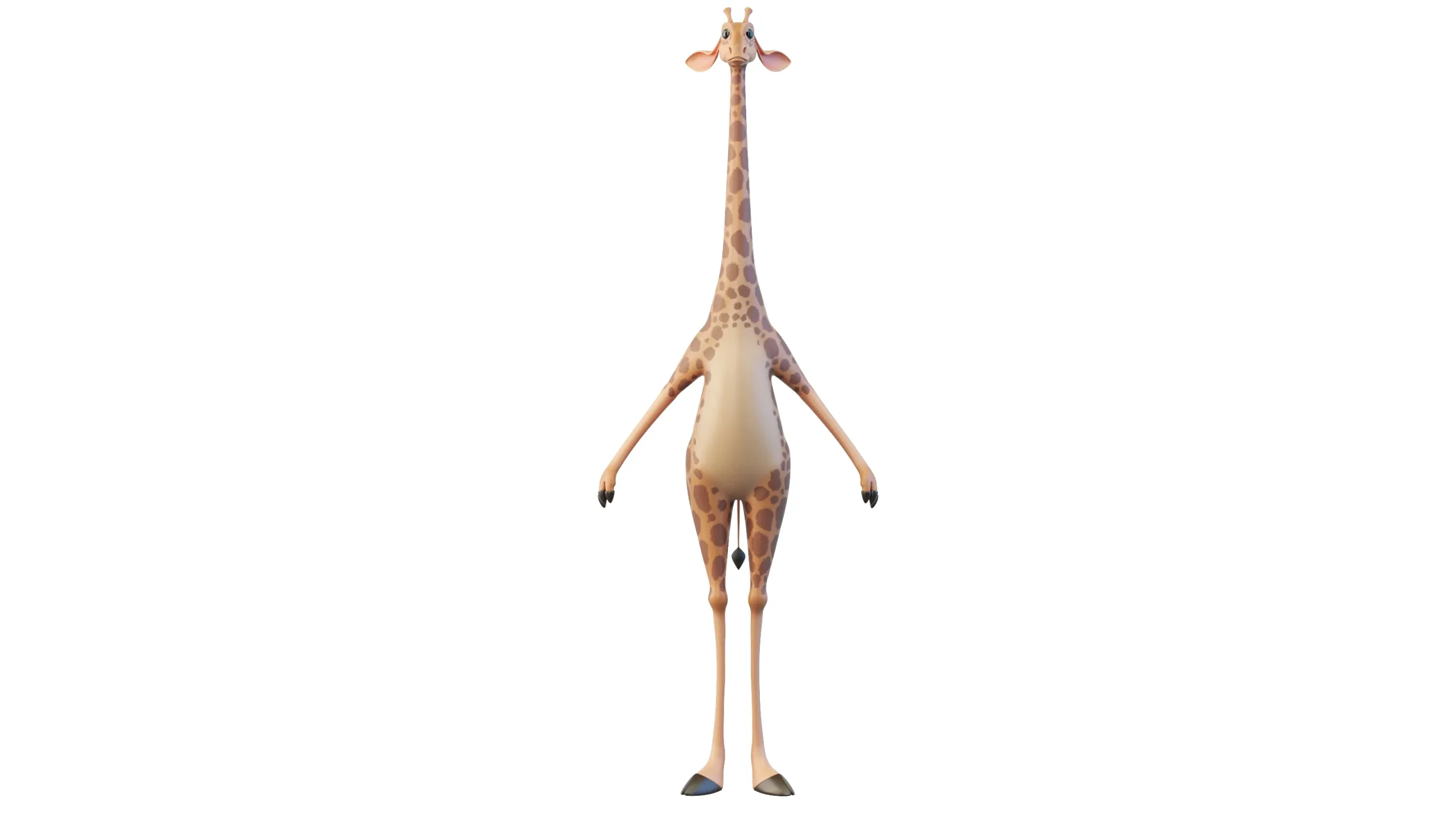 Cartoon Giraffe Character