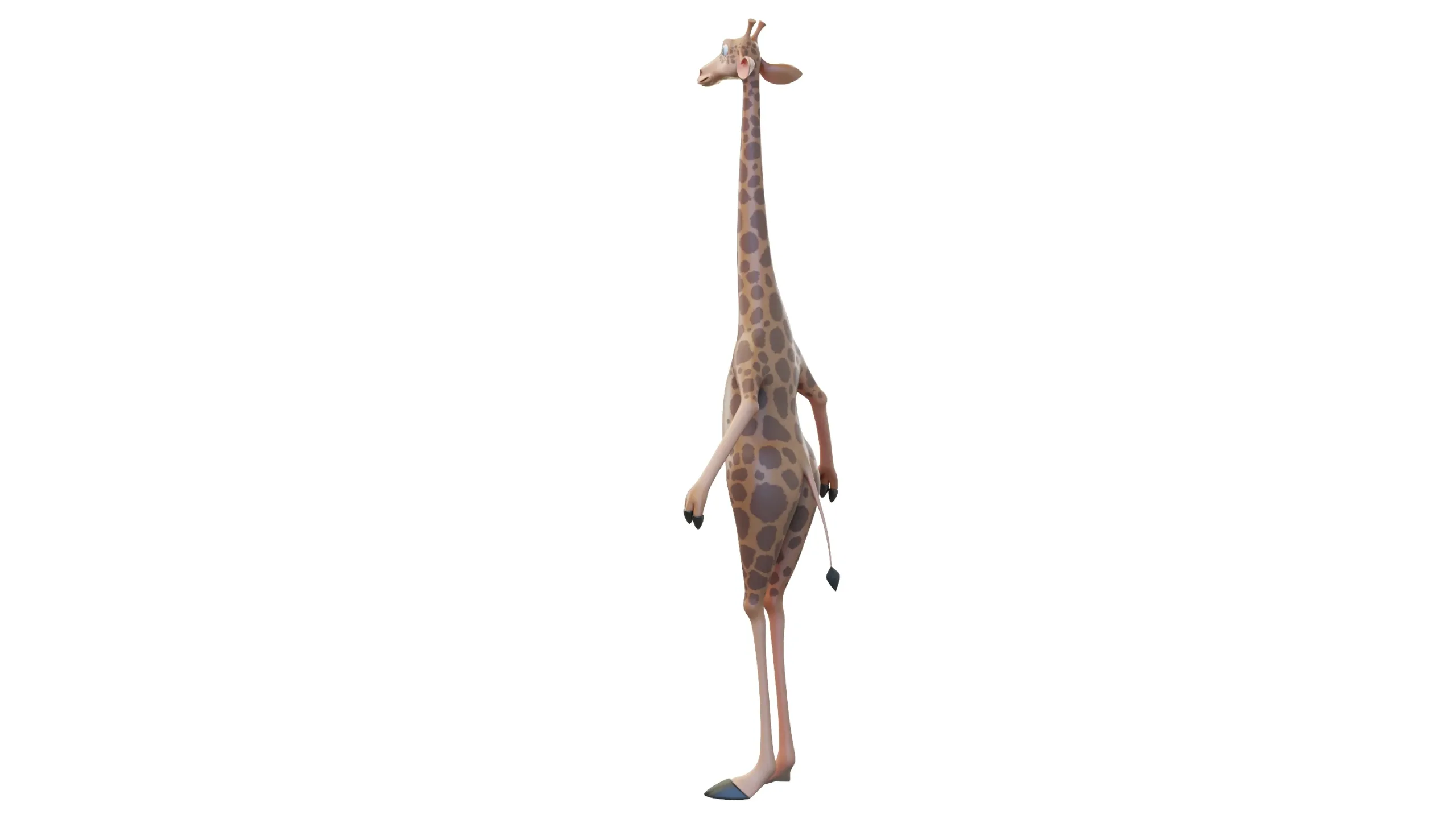 Cartoon Giraffe Character